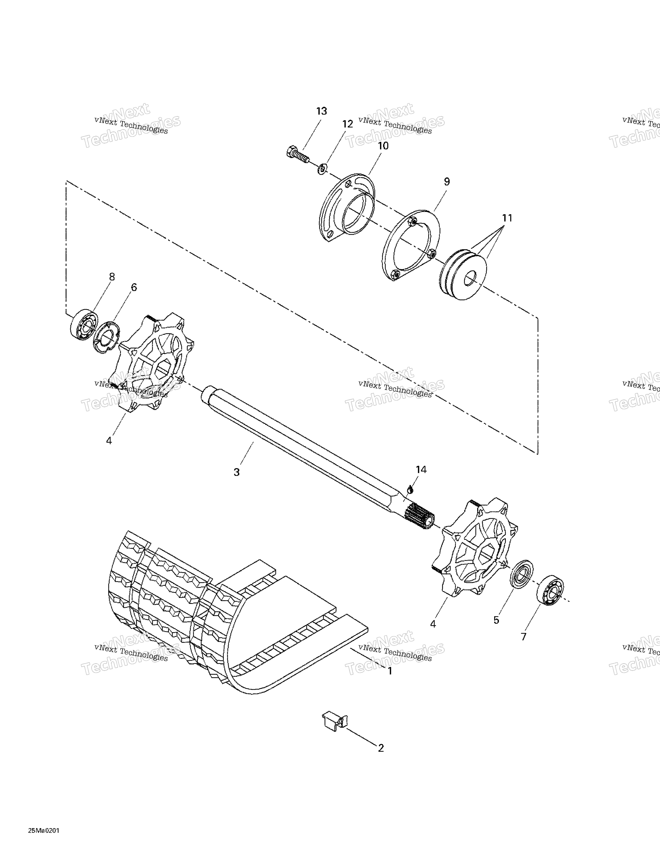Привод Axle And Track
