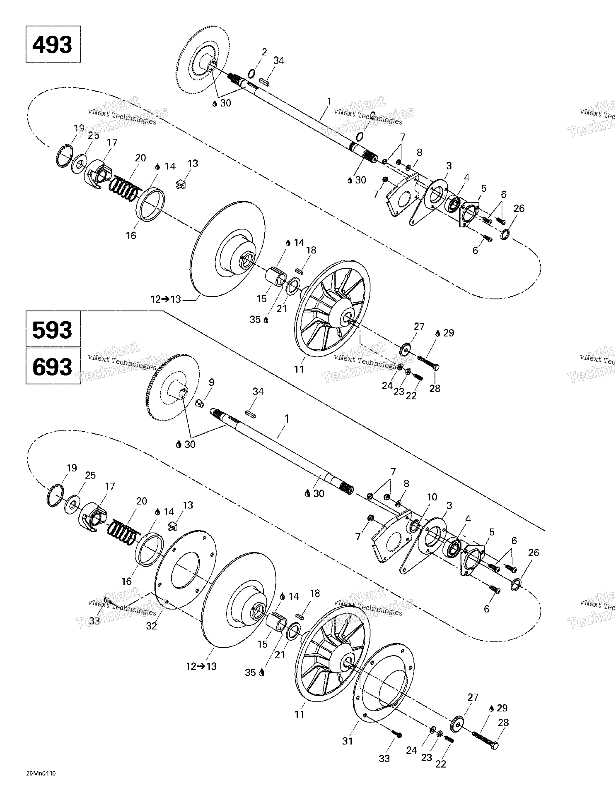 Ведомый Pulley
