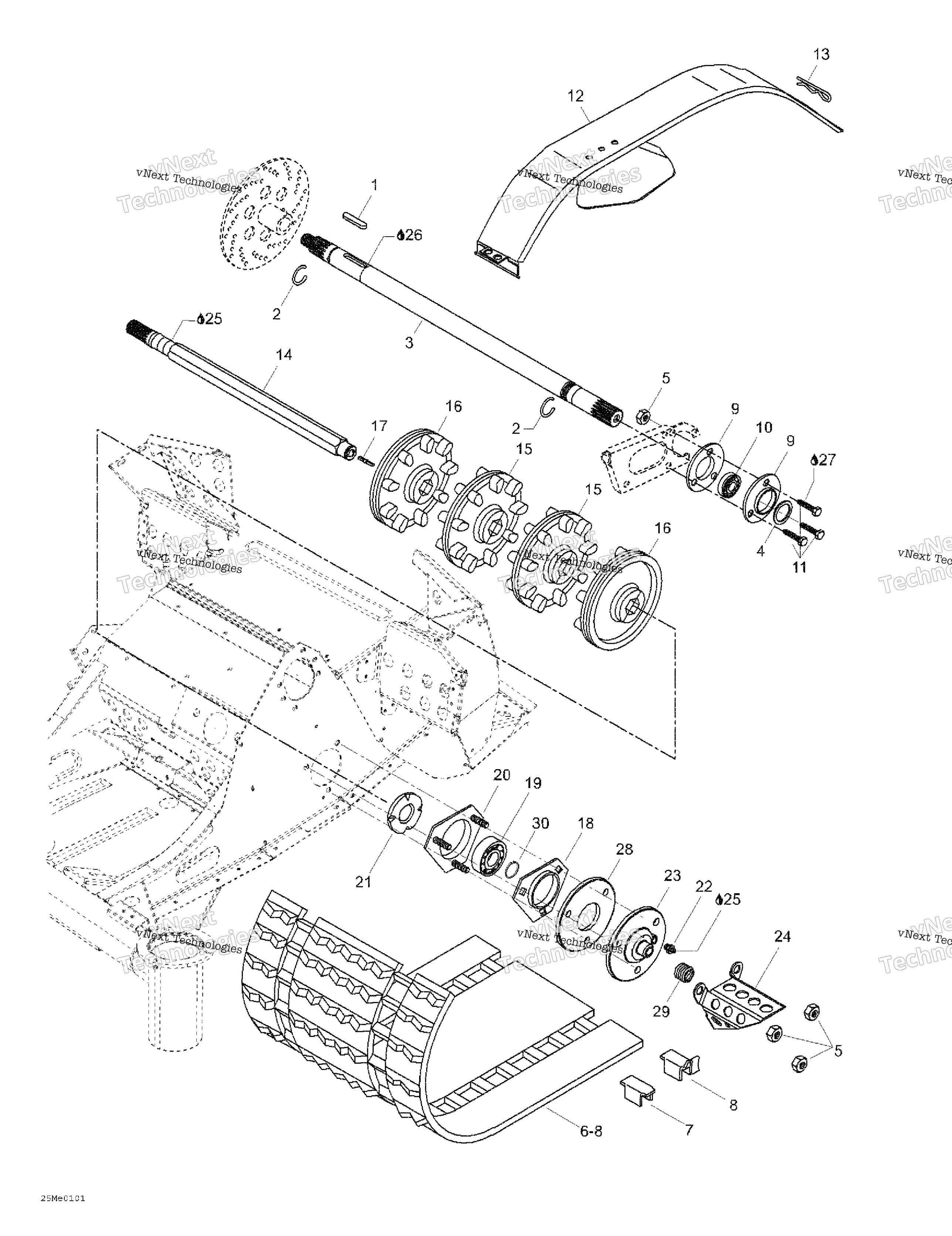 Привод Axle And Track
