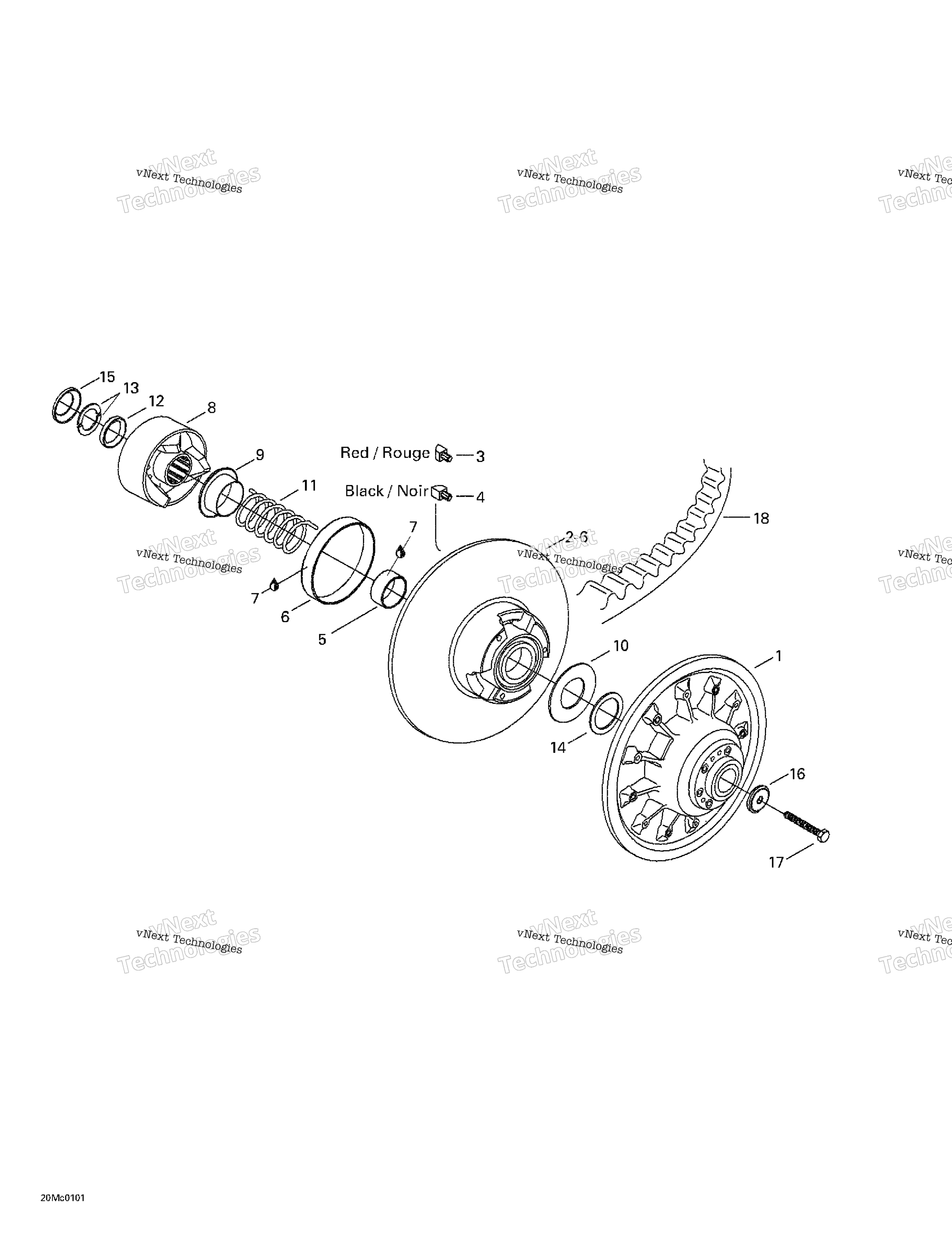 Ведомый Pulley
