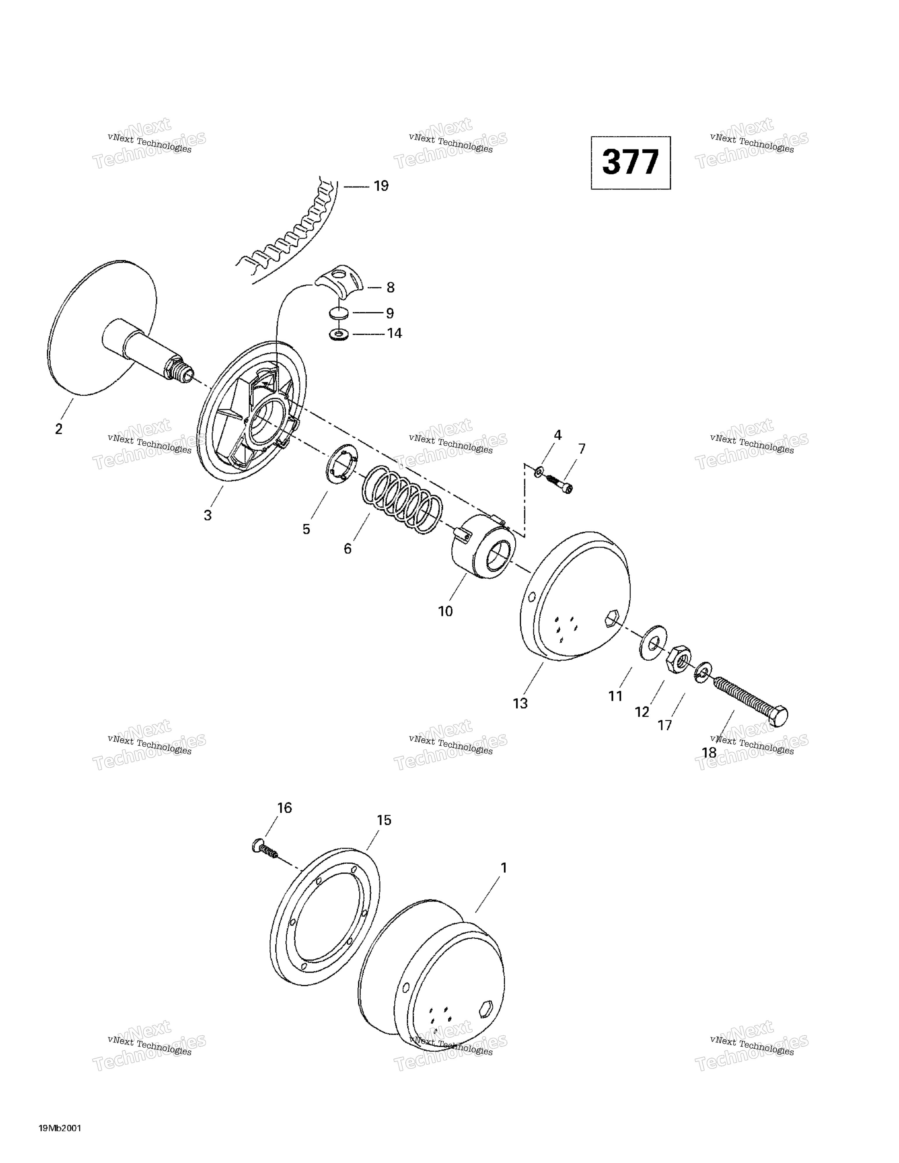 Привод Pulley (377)