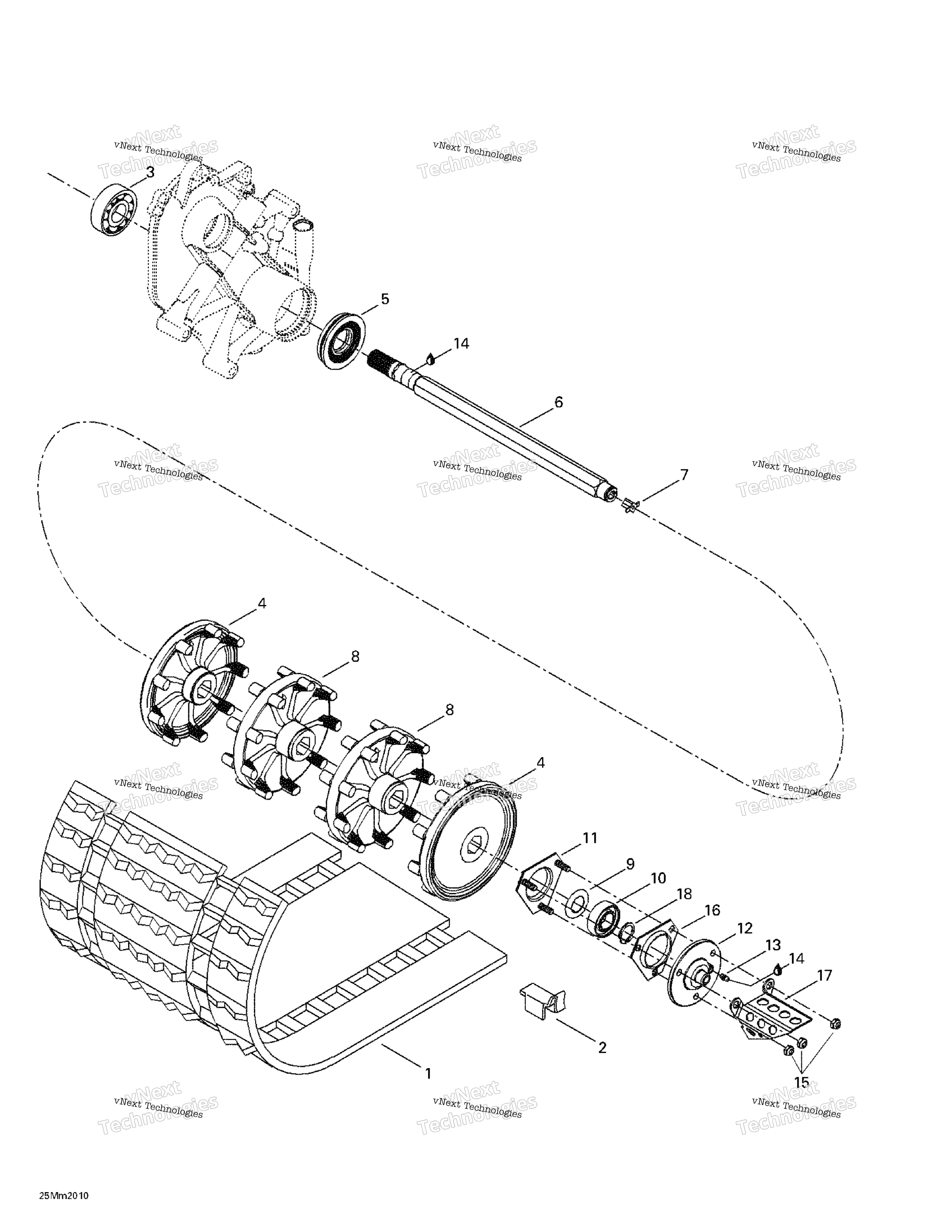 Привод Axle And Track
