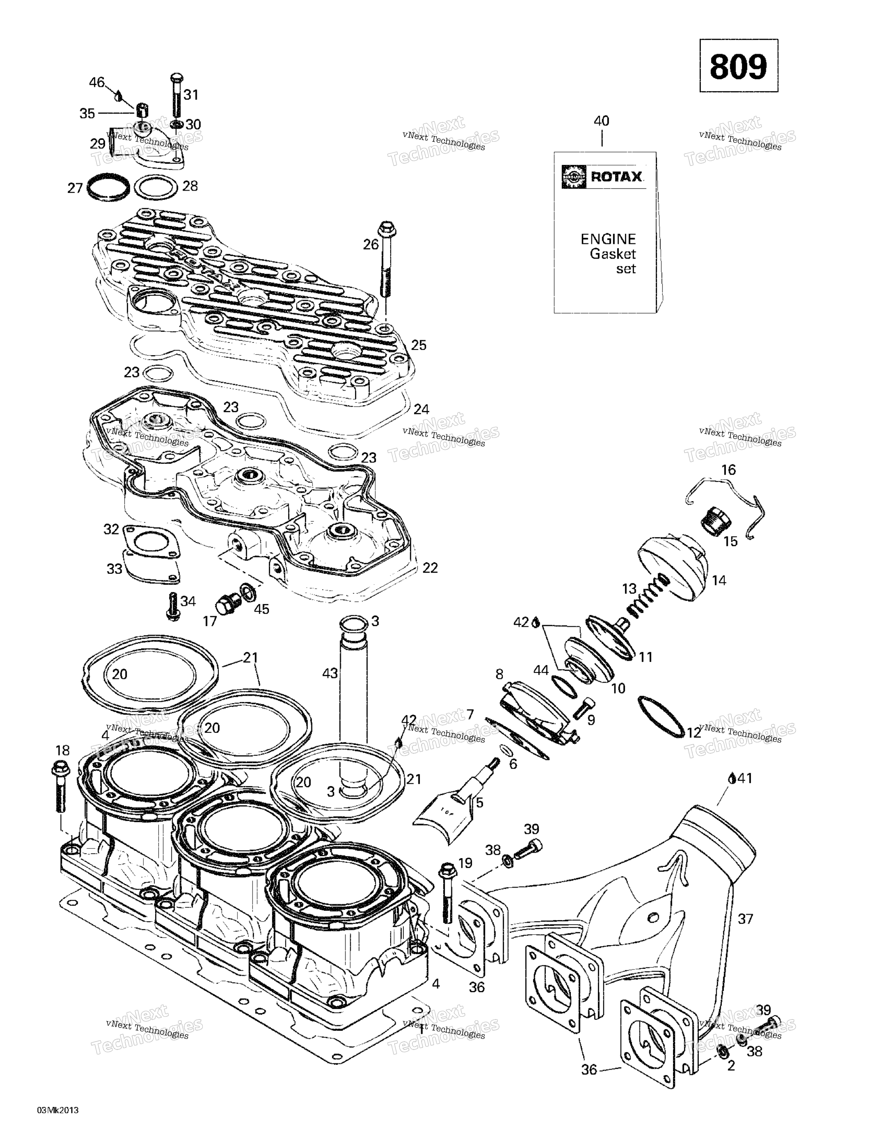 Cylinder, выхлоп коллектор 2