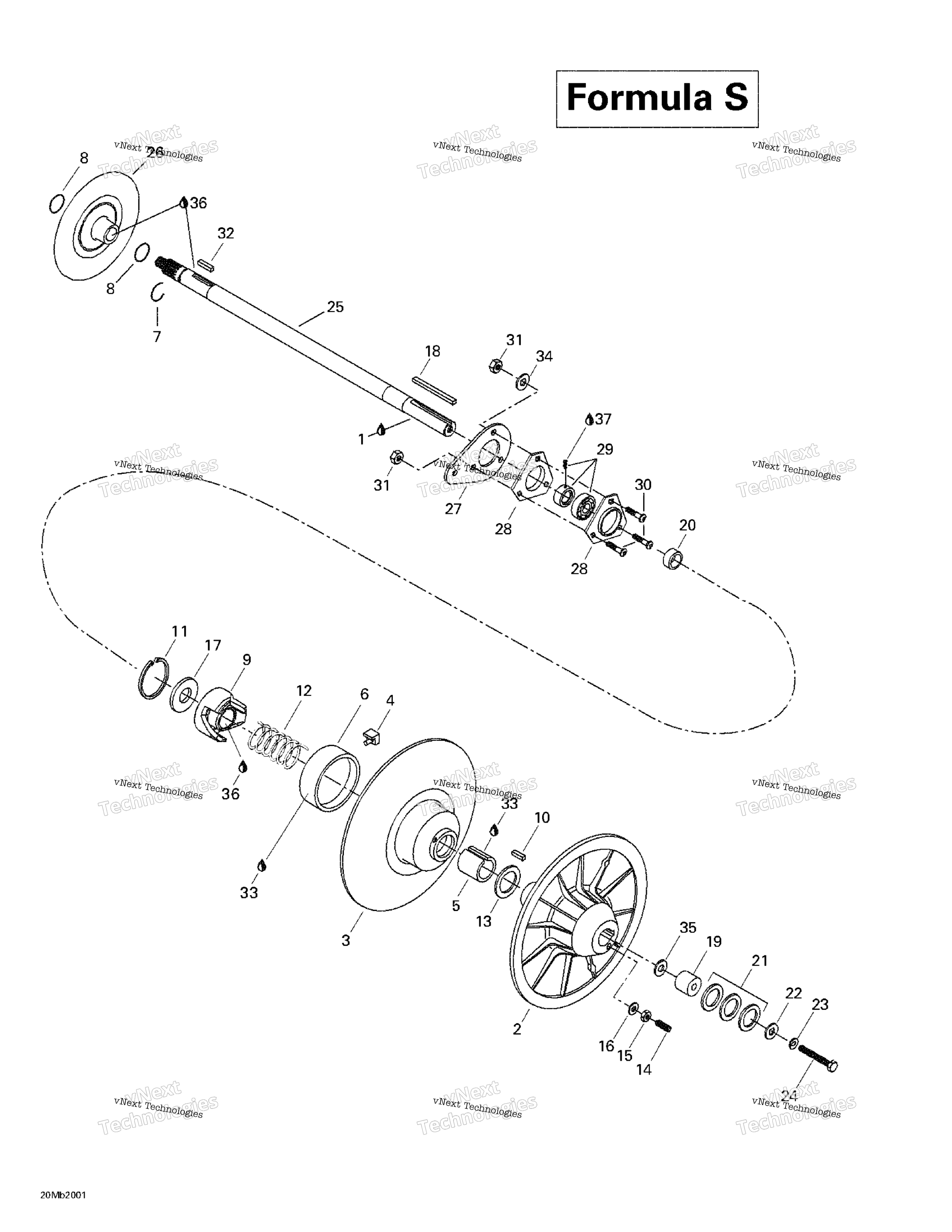 Ведомый Pulley (Formula S)
