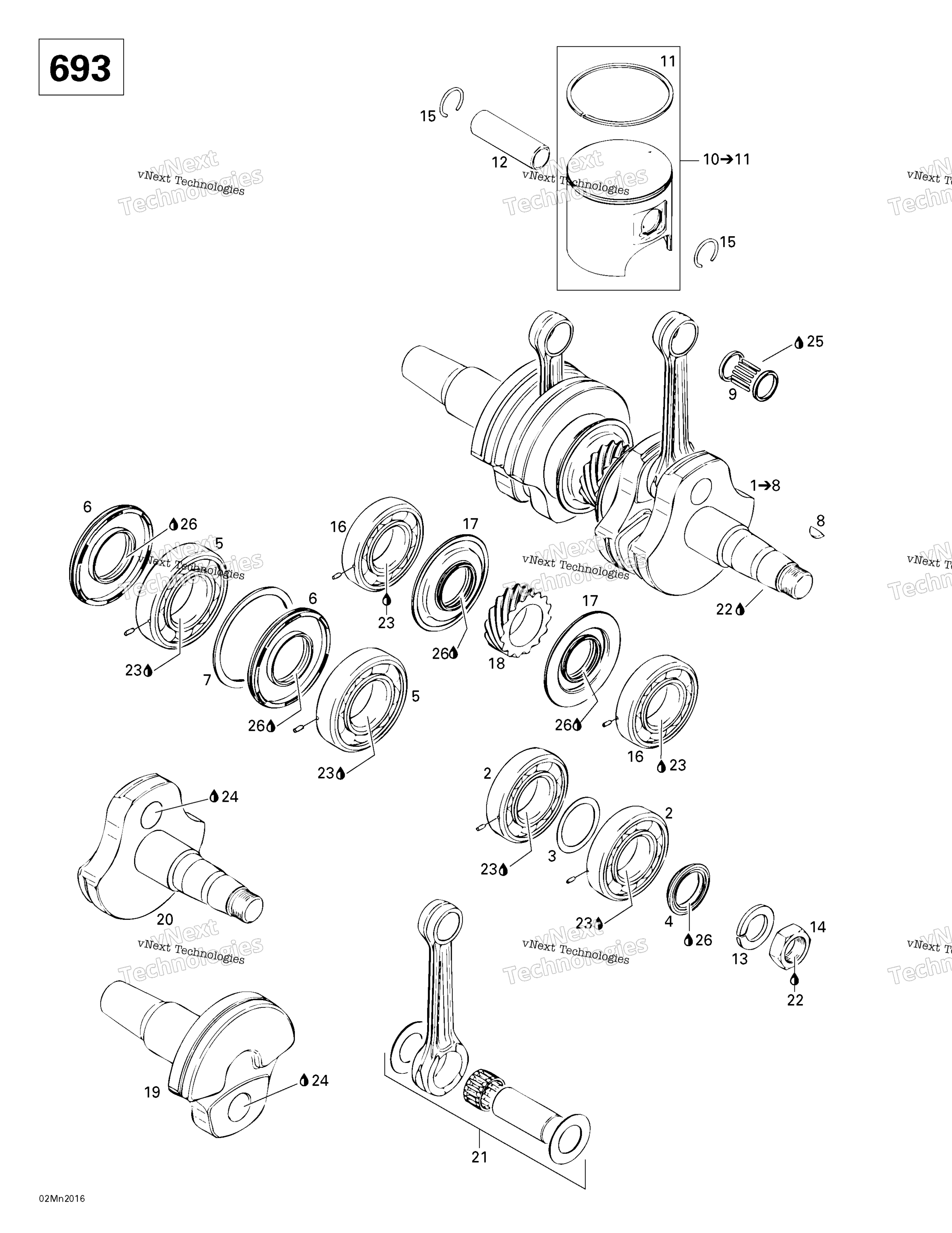 Коленчатый вал And Pistons 2