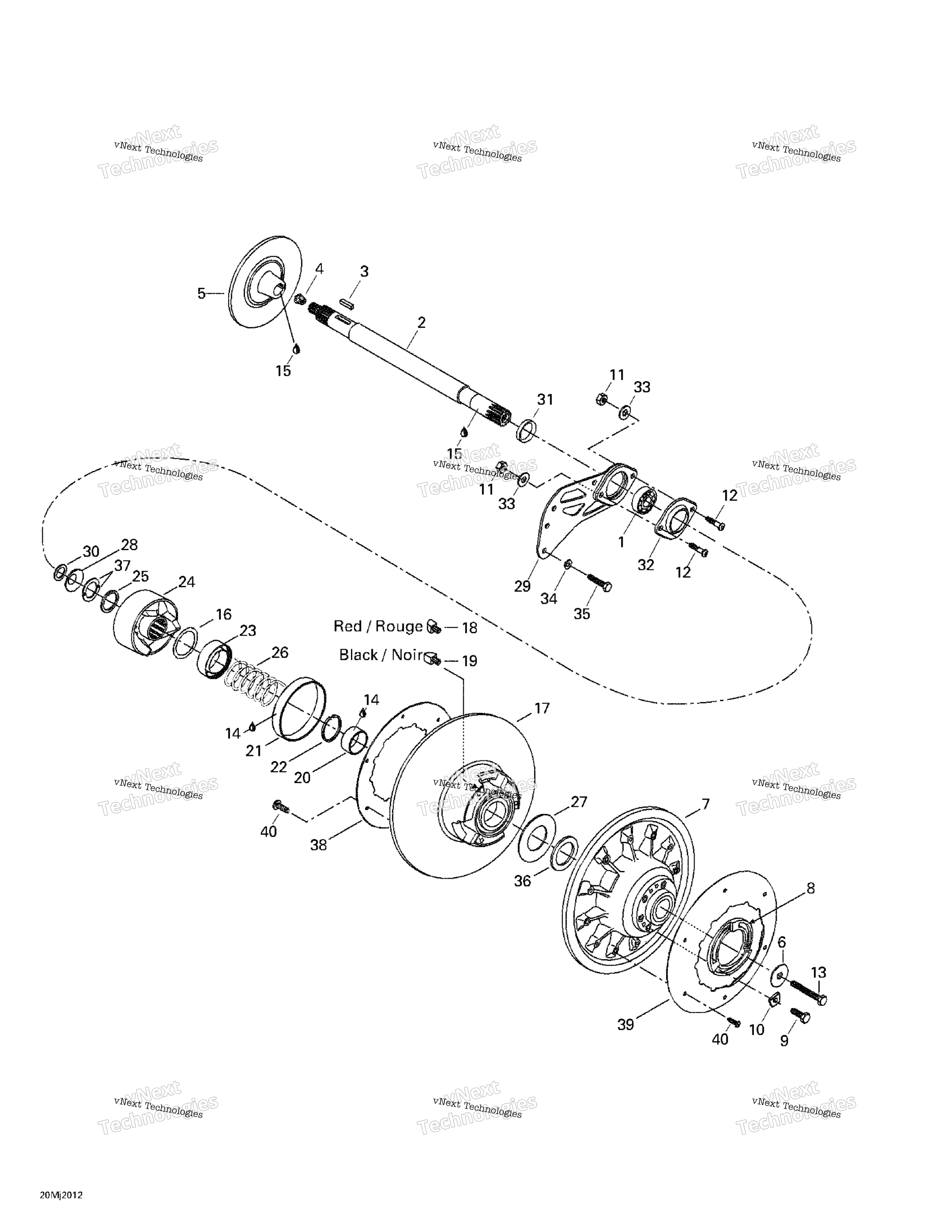 Ведомый Pulley