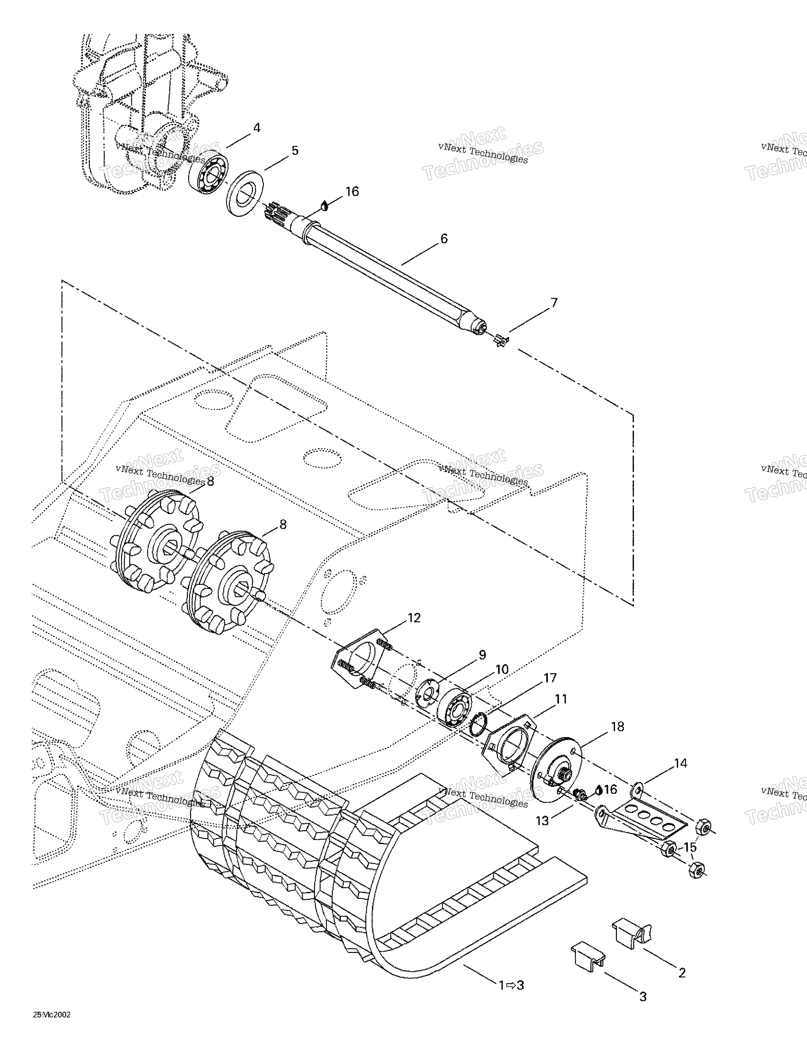 Привод Axle And Track