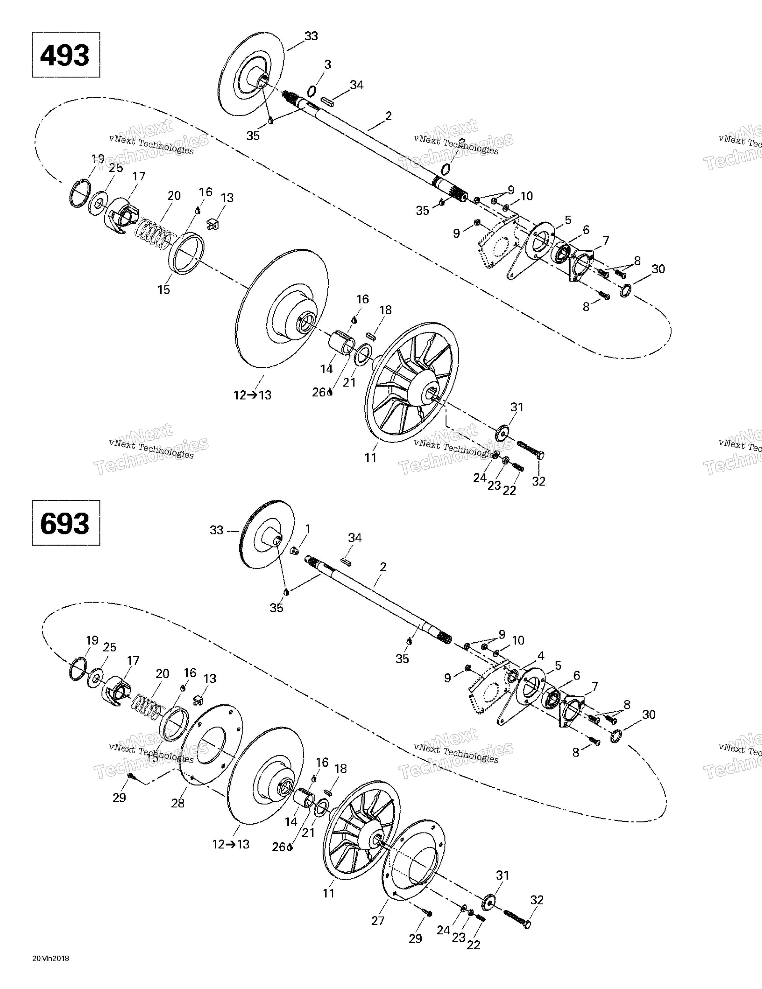 Ведомый Pulley