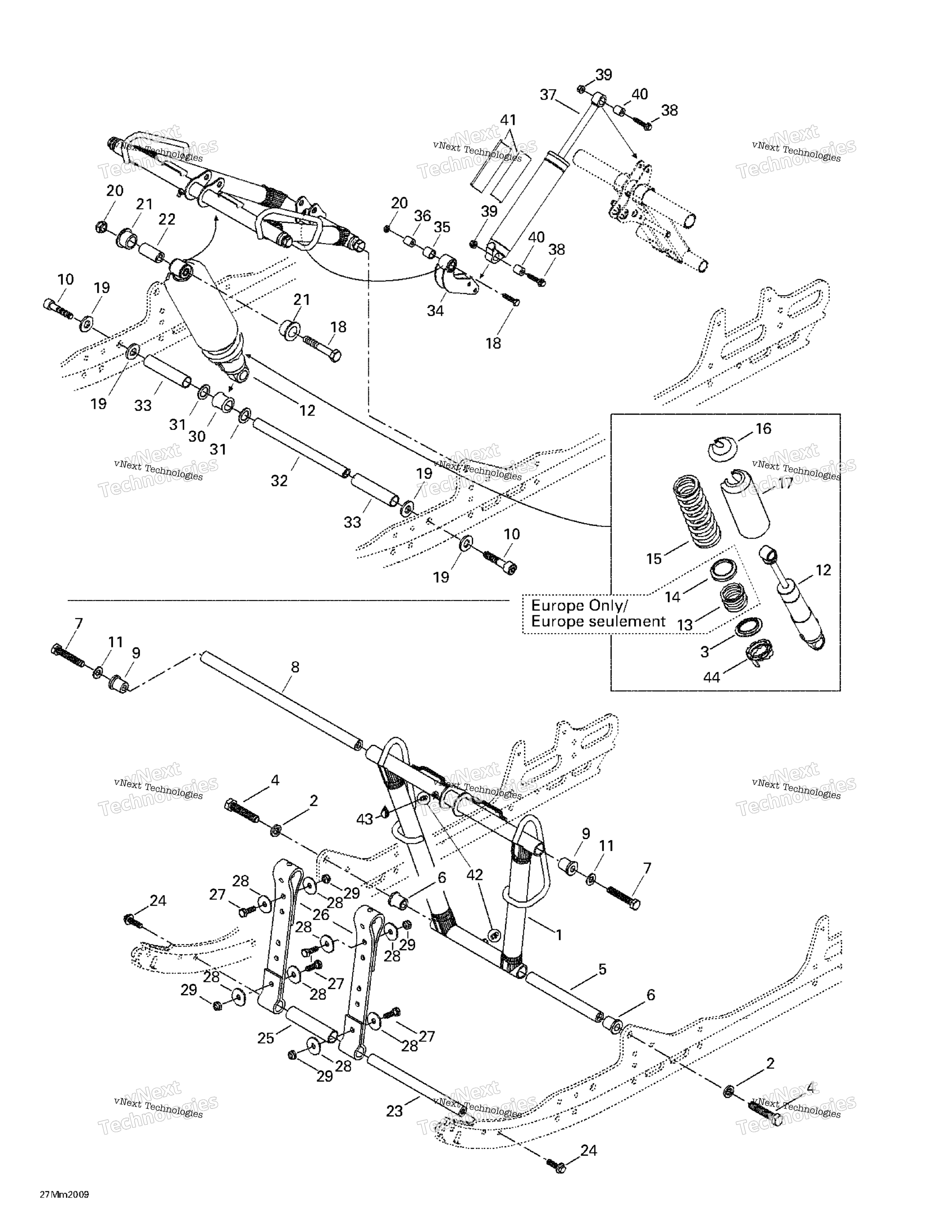 Передняя часть Arm, Rear Suspension