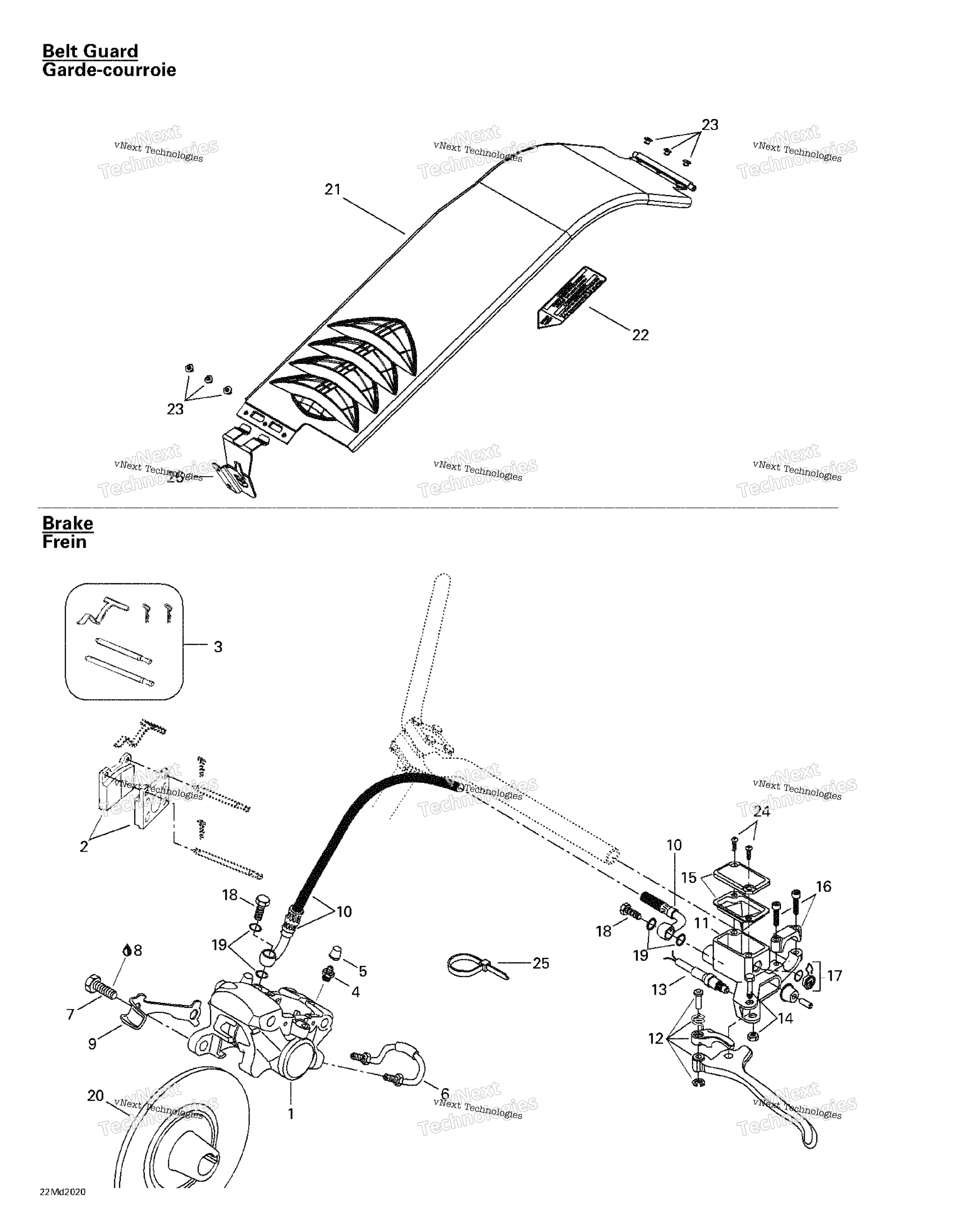 Hydraulic тормоз и Belt защита