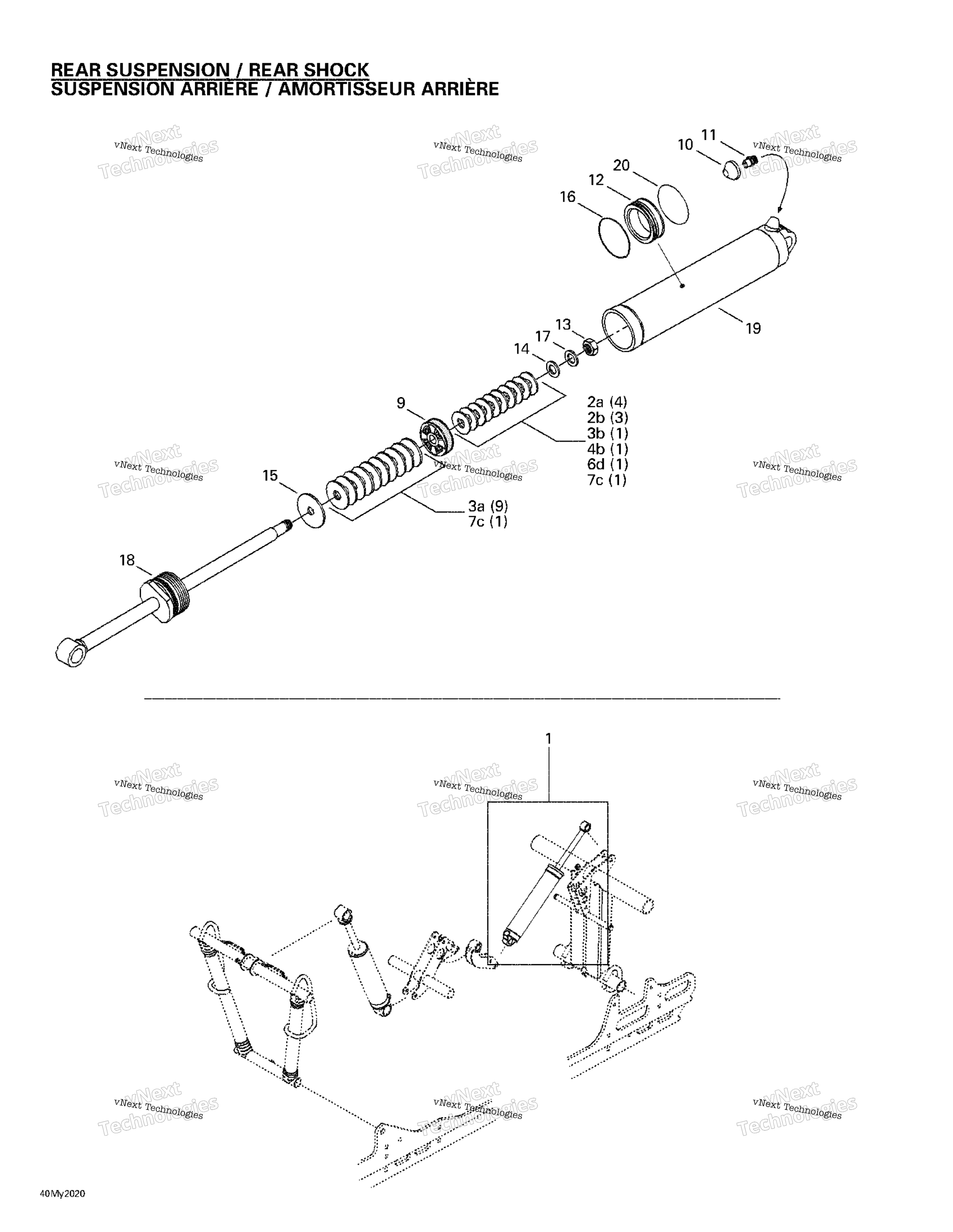 задний Take Apart Shocks 2