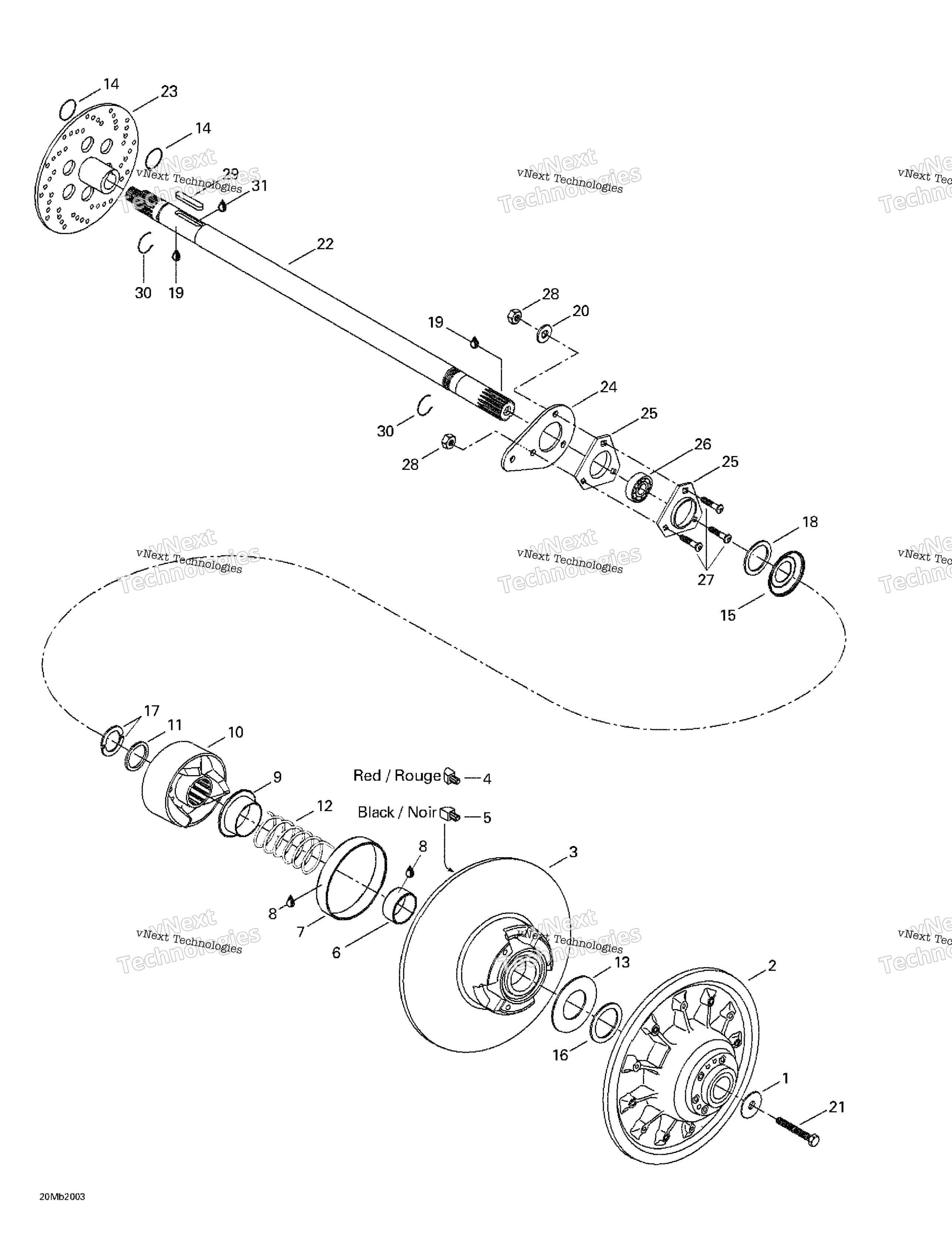 Ведомый Pulley