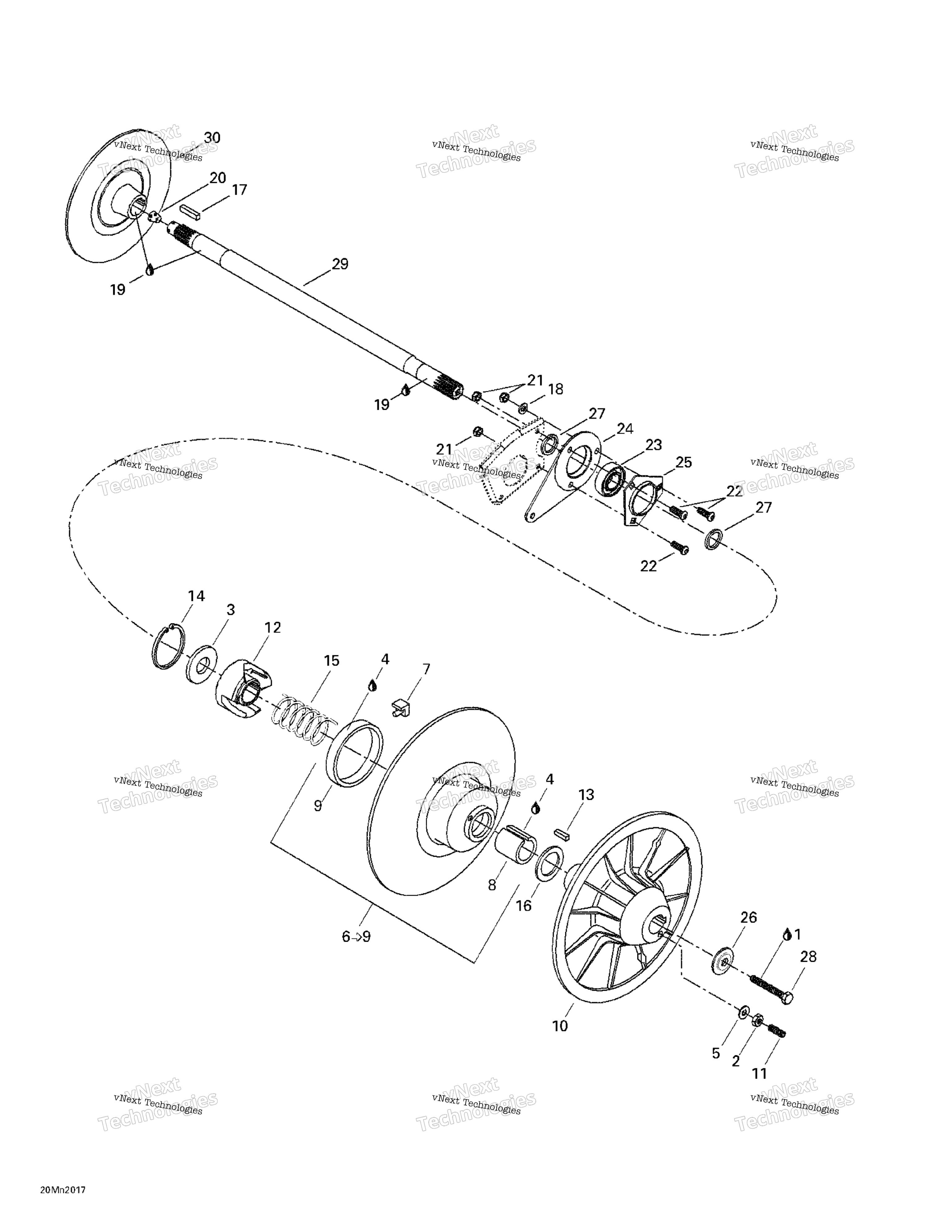 Ведомый Pulley