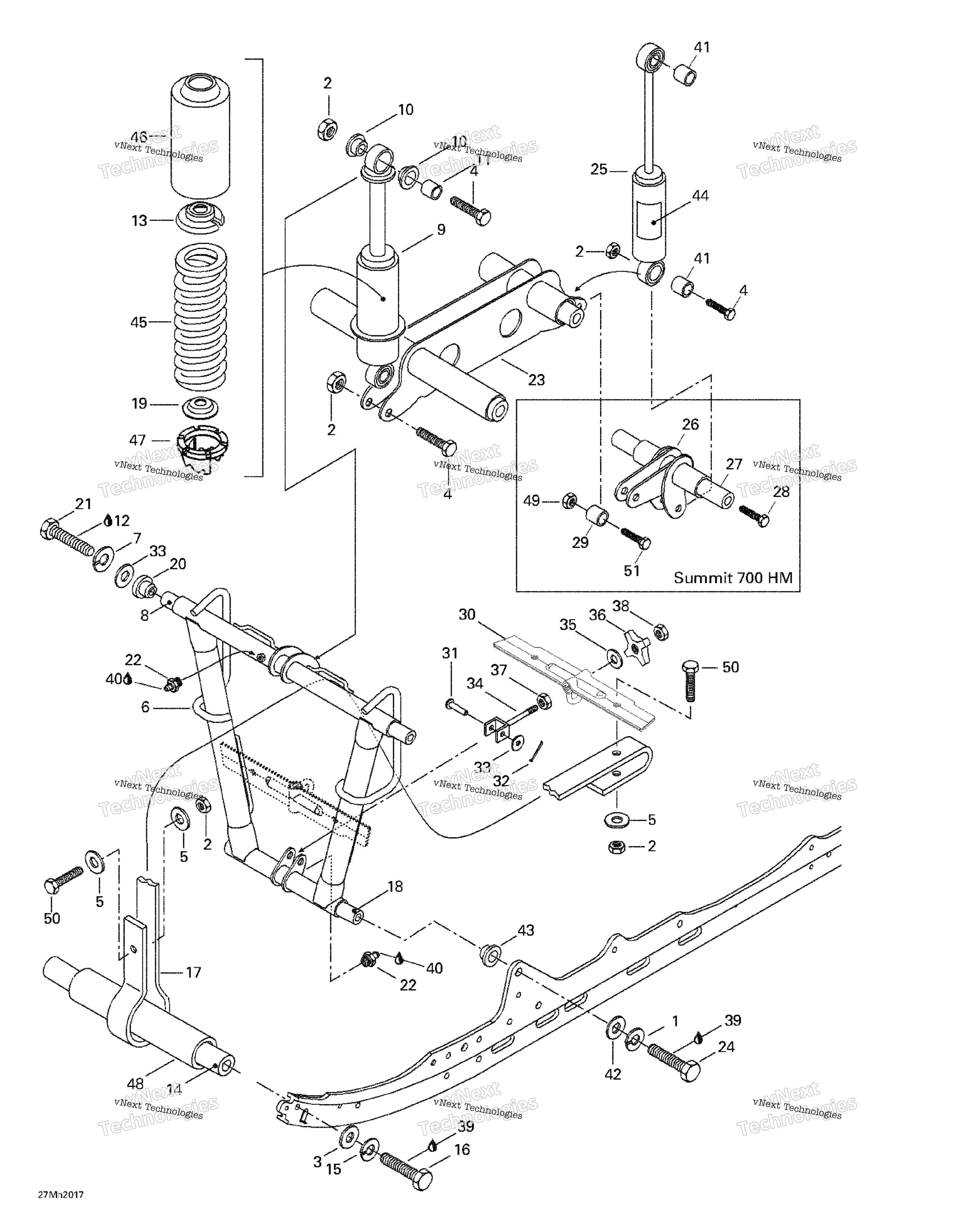 Передняя часть Arm, Rear Suspension