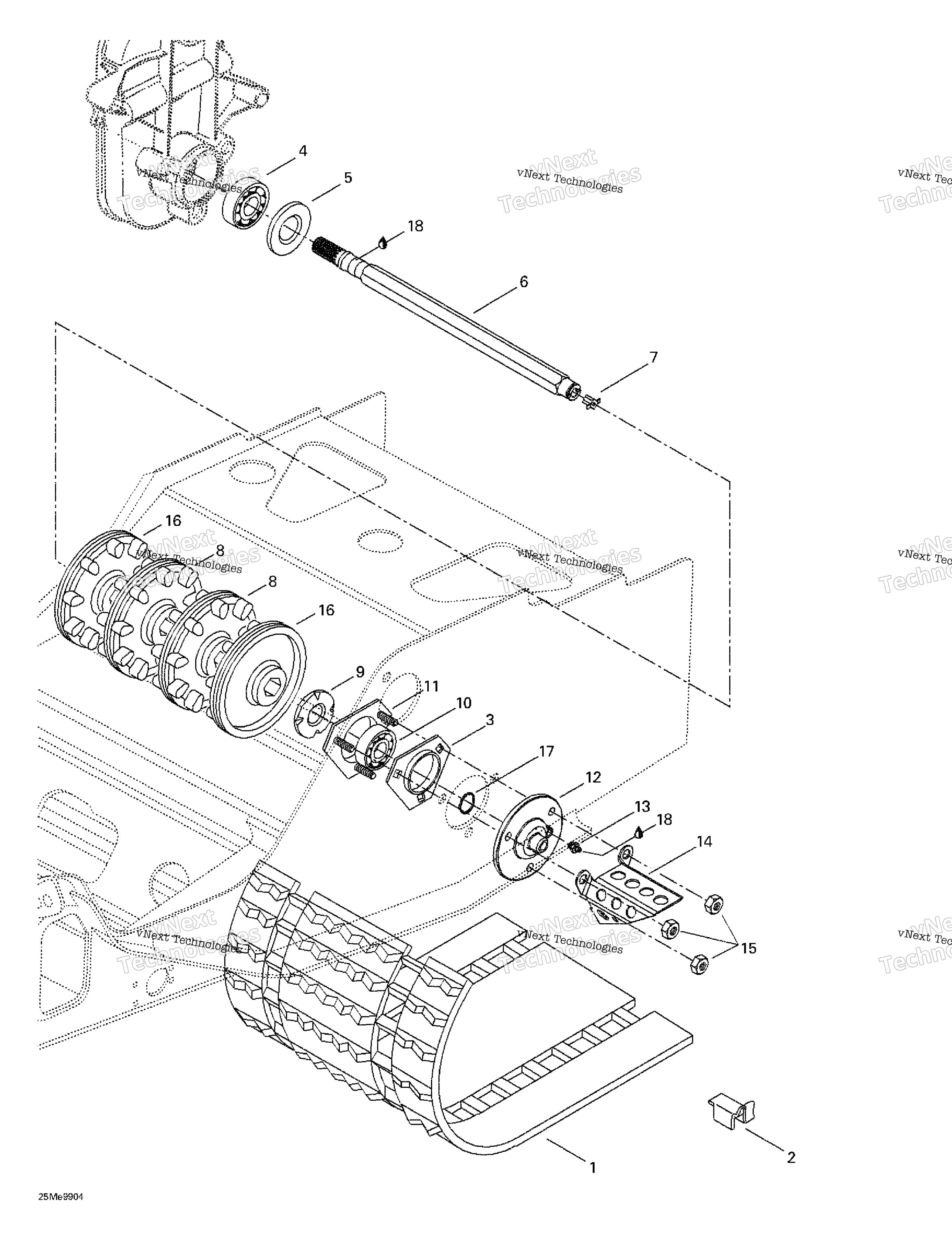 Привод Axle And Track