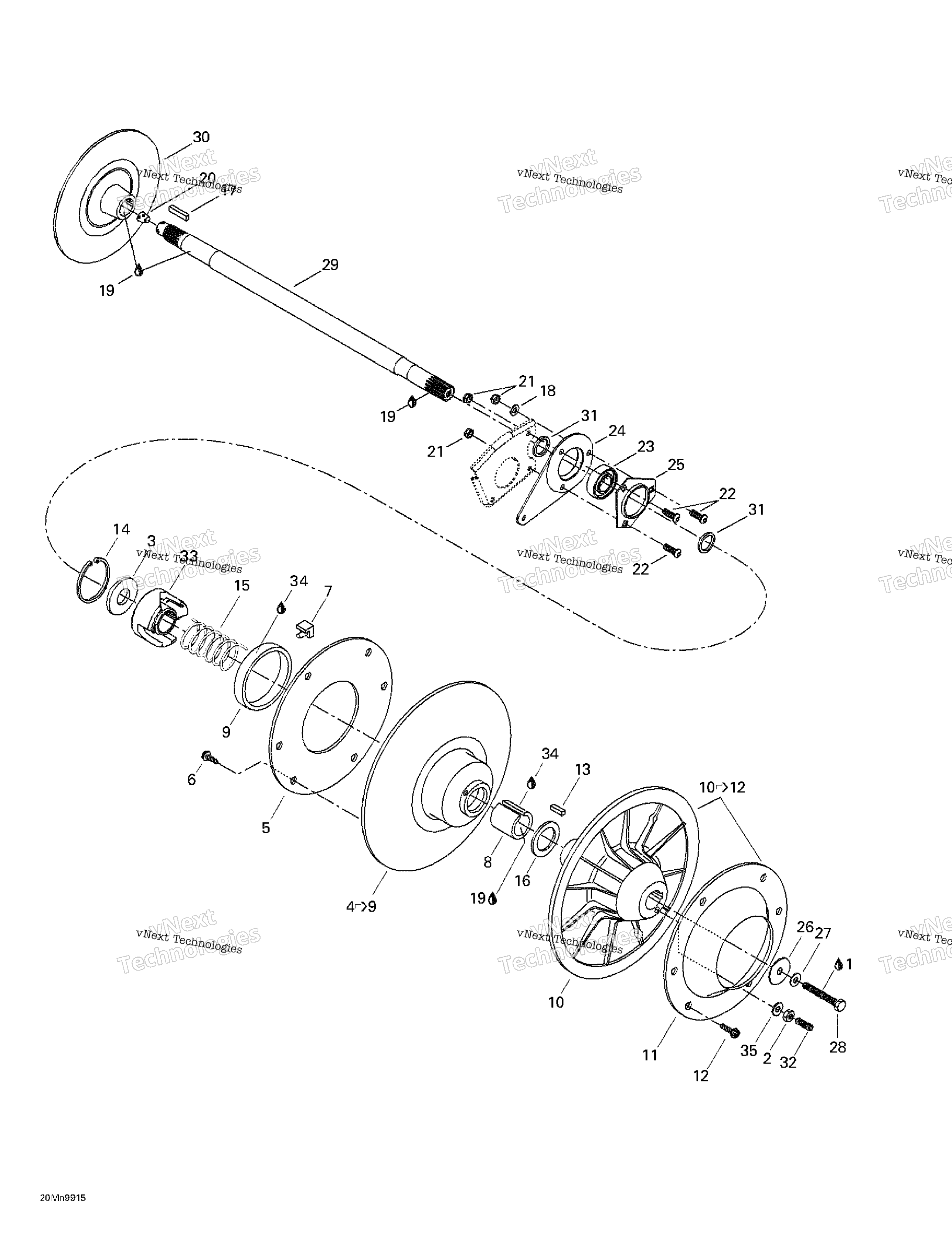 Ведомый Pulley