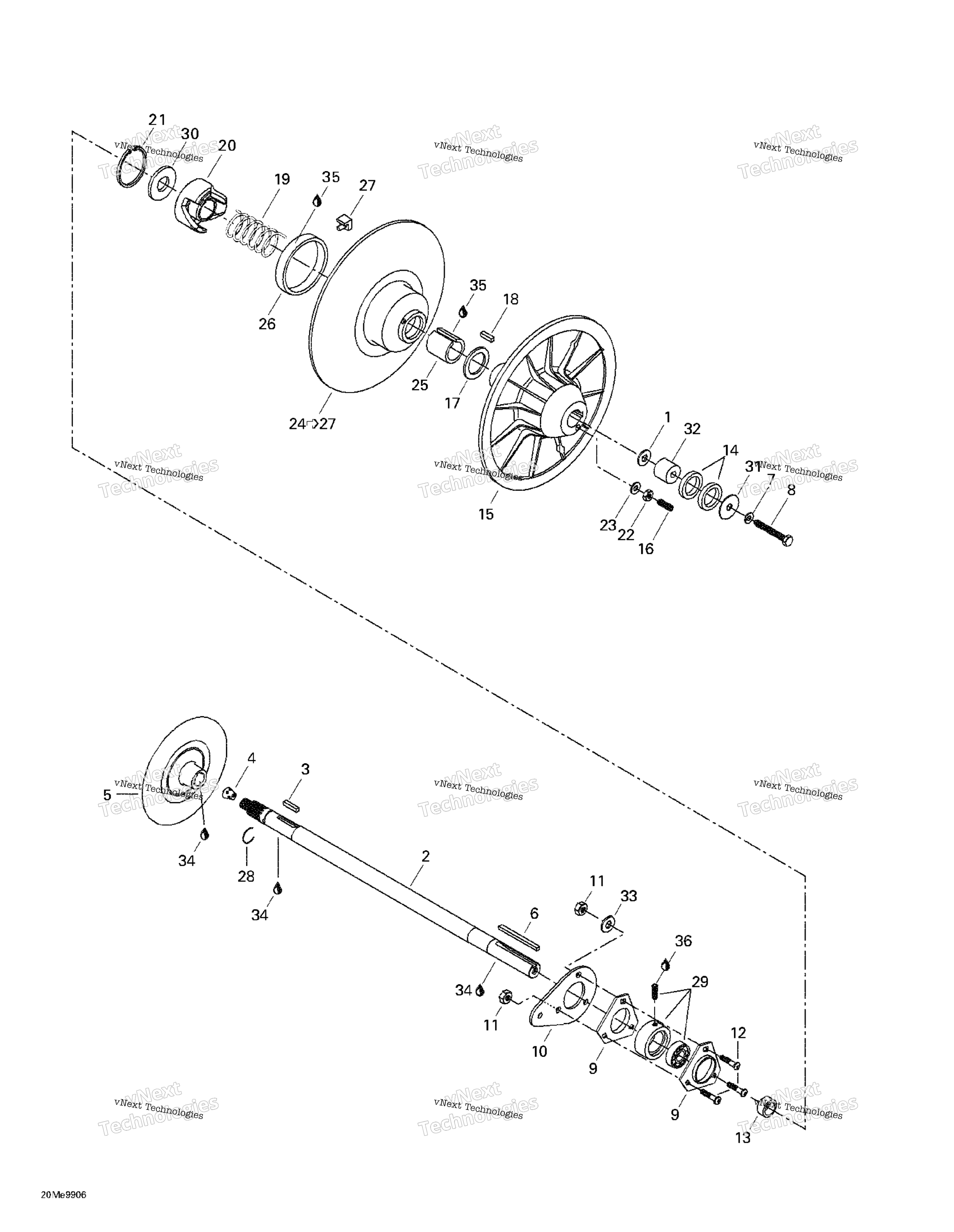 Ведомый Pulley