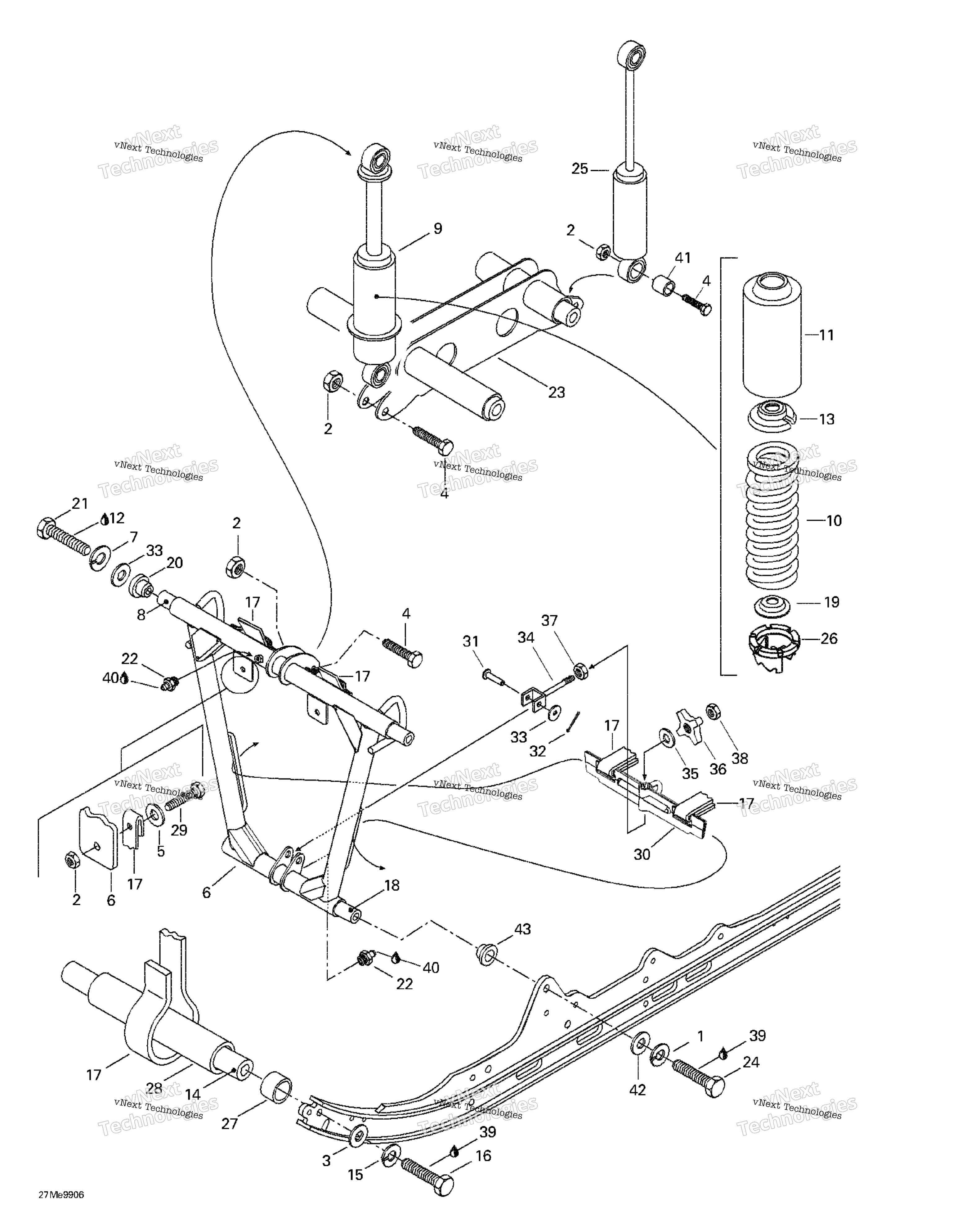 Передняя часть Arm, Rear Suspension