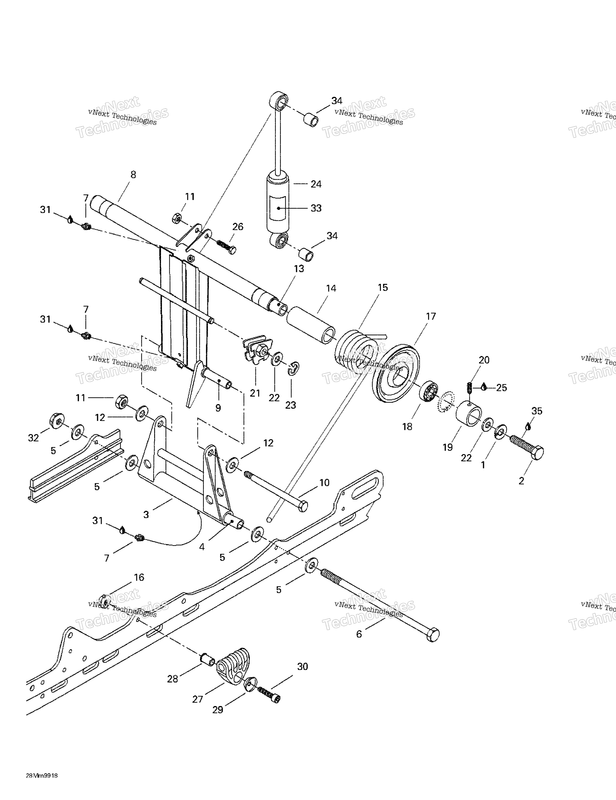 задний Arm, задний подвеска