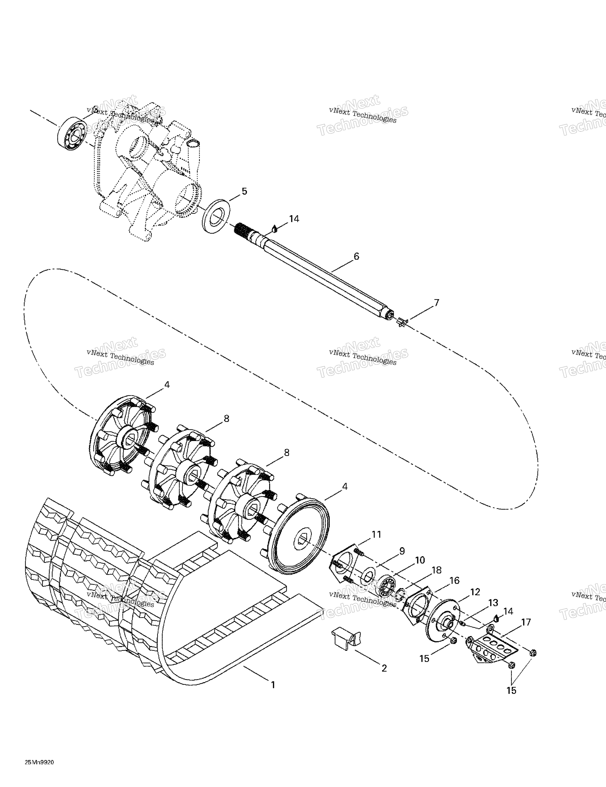 Привод Axle And Track
