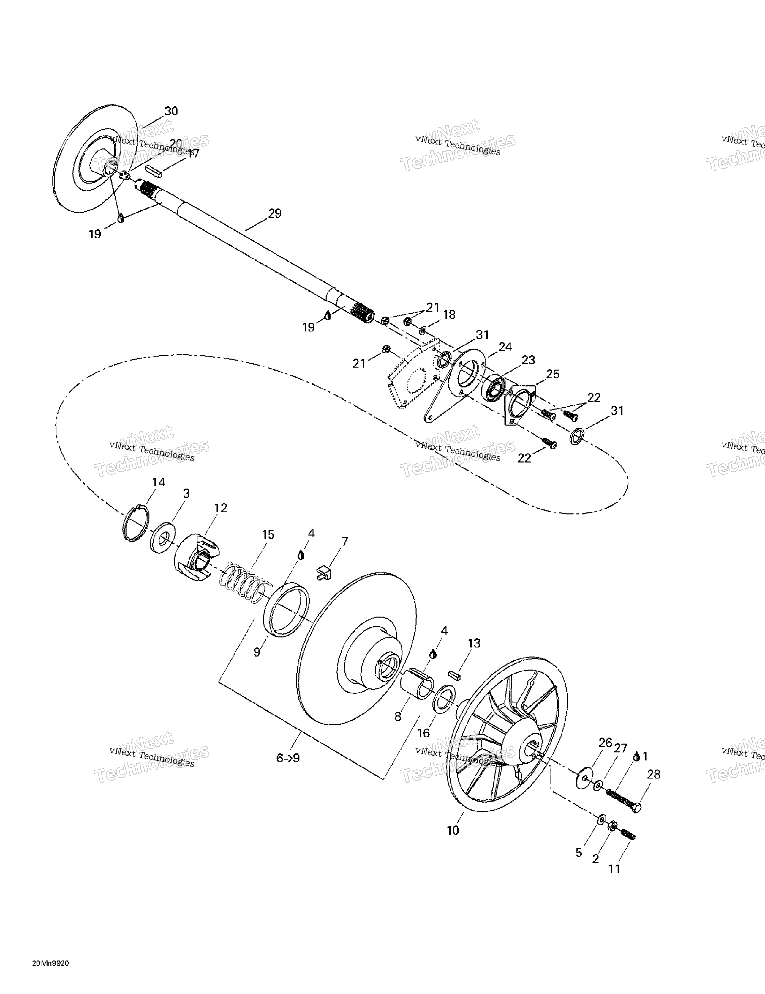 Ведомый Pulley