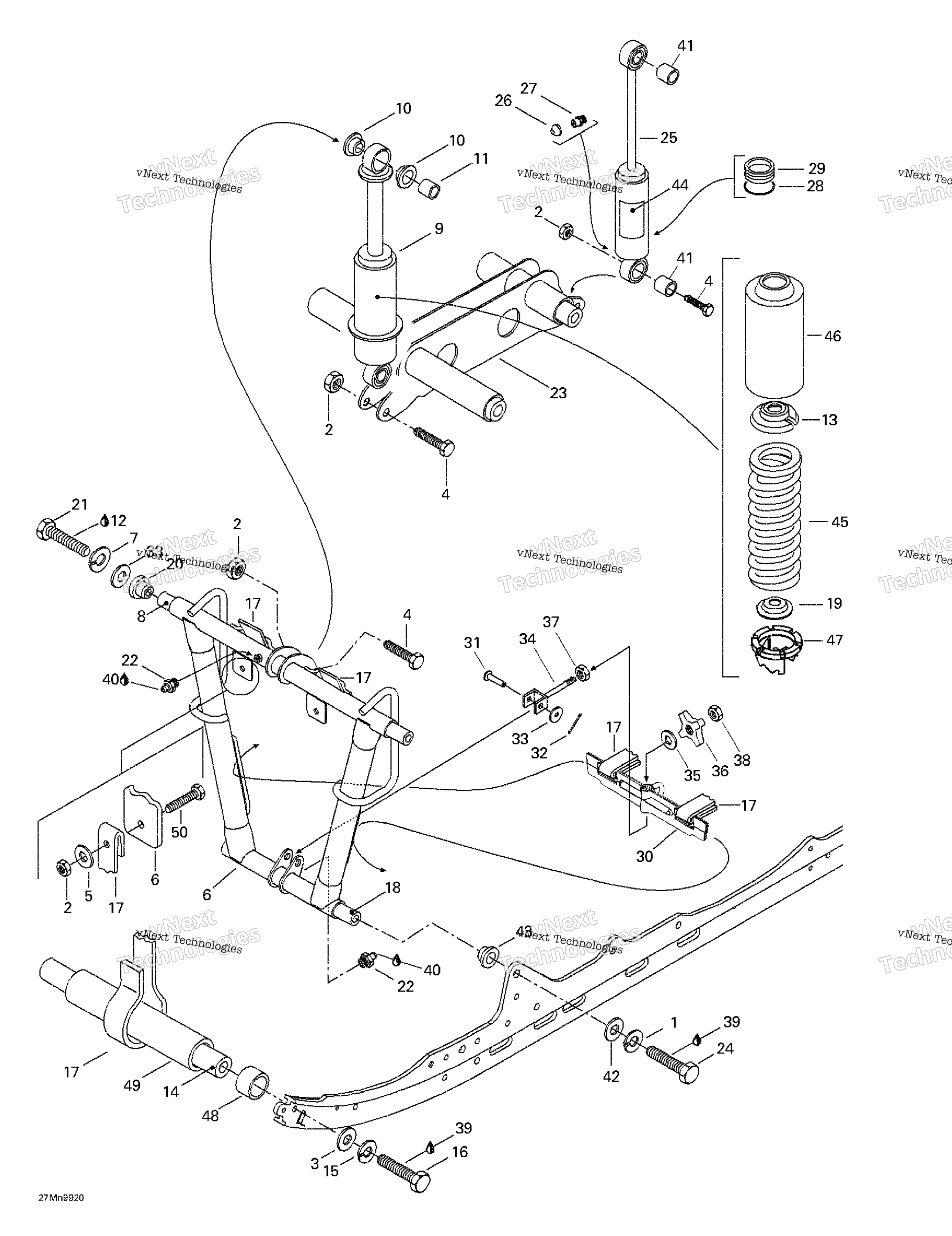 Передняя часть Arm, Rear Suspension