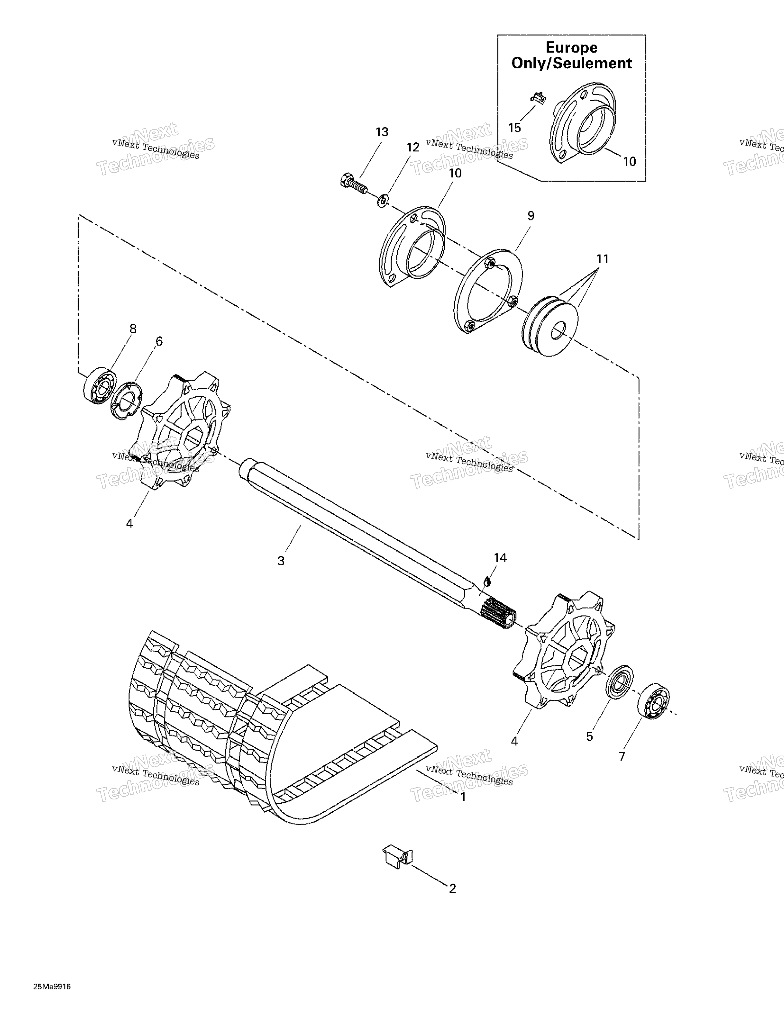 Привод Axle And Track