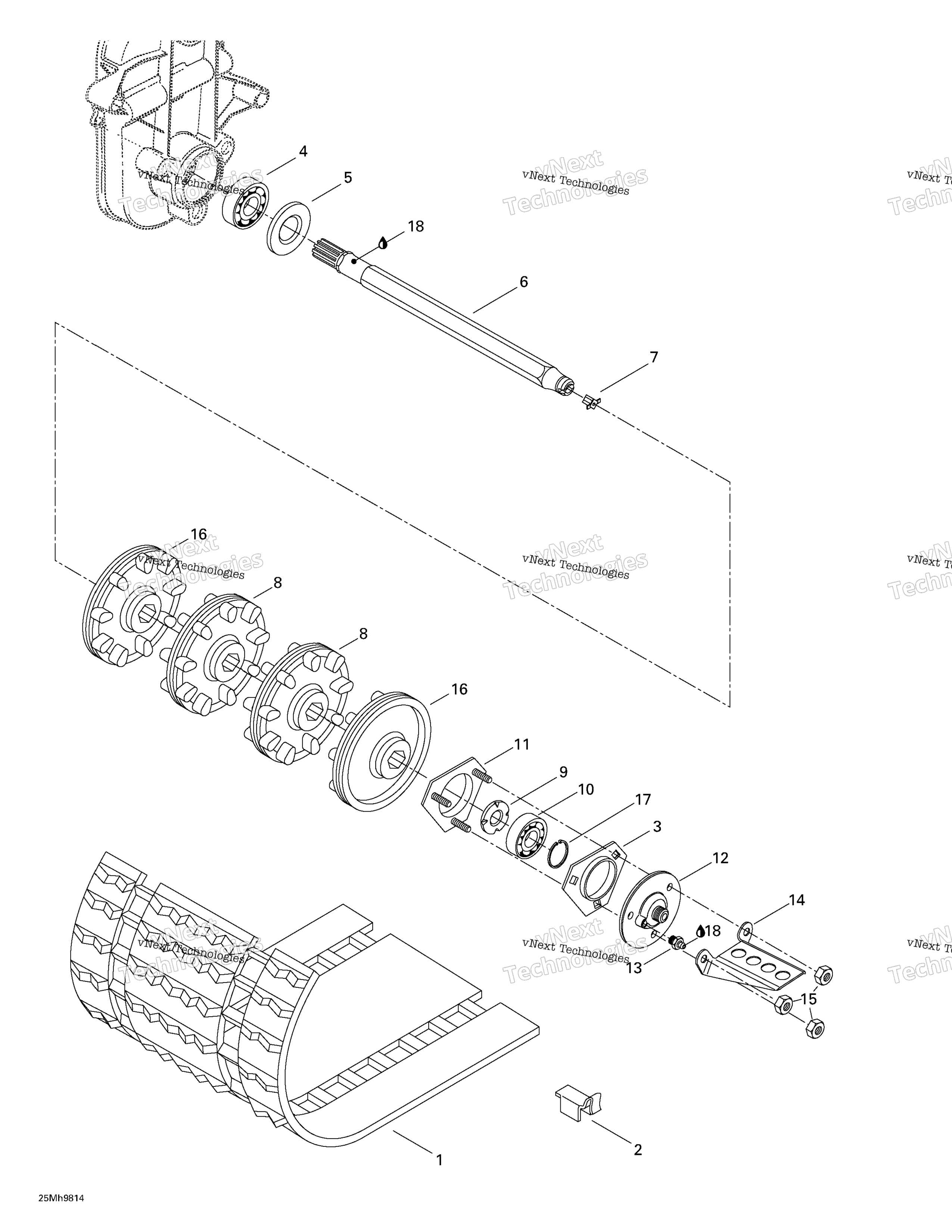 Привод Axle And Track