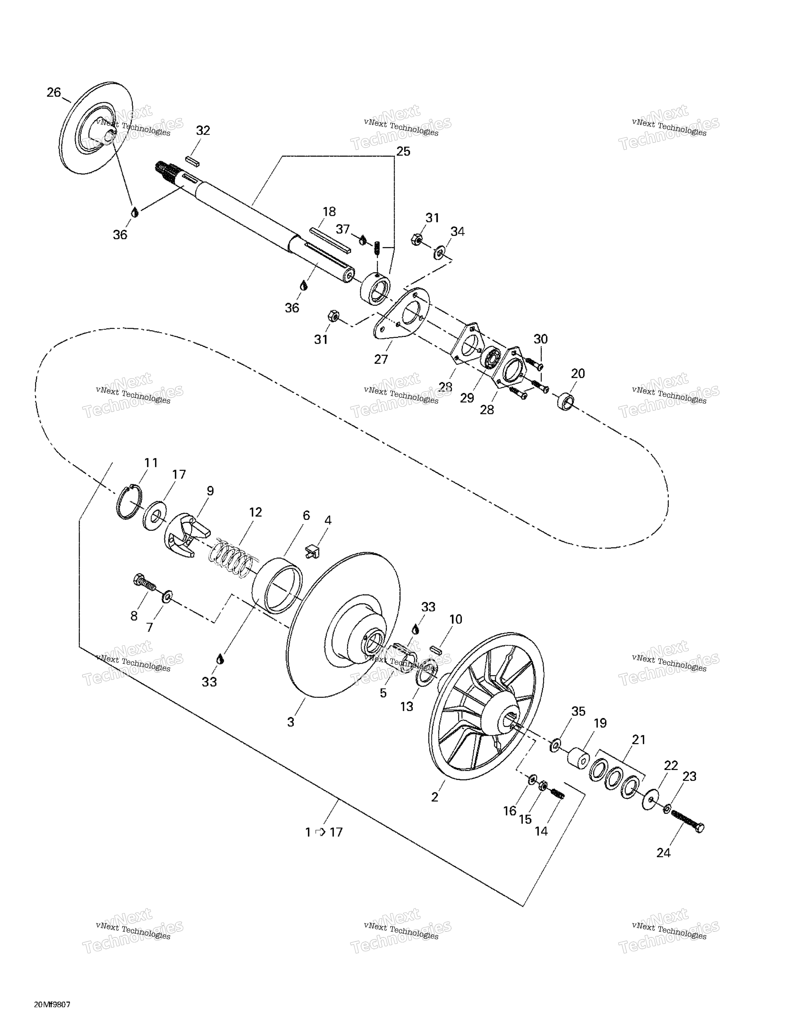 Ведомый Pulley