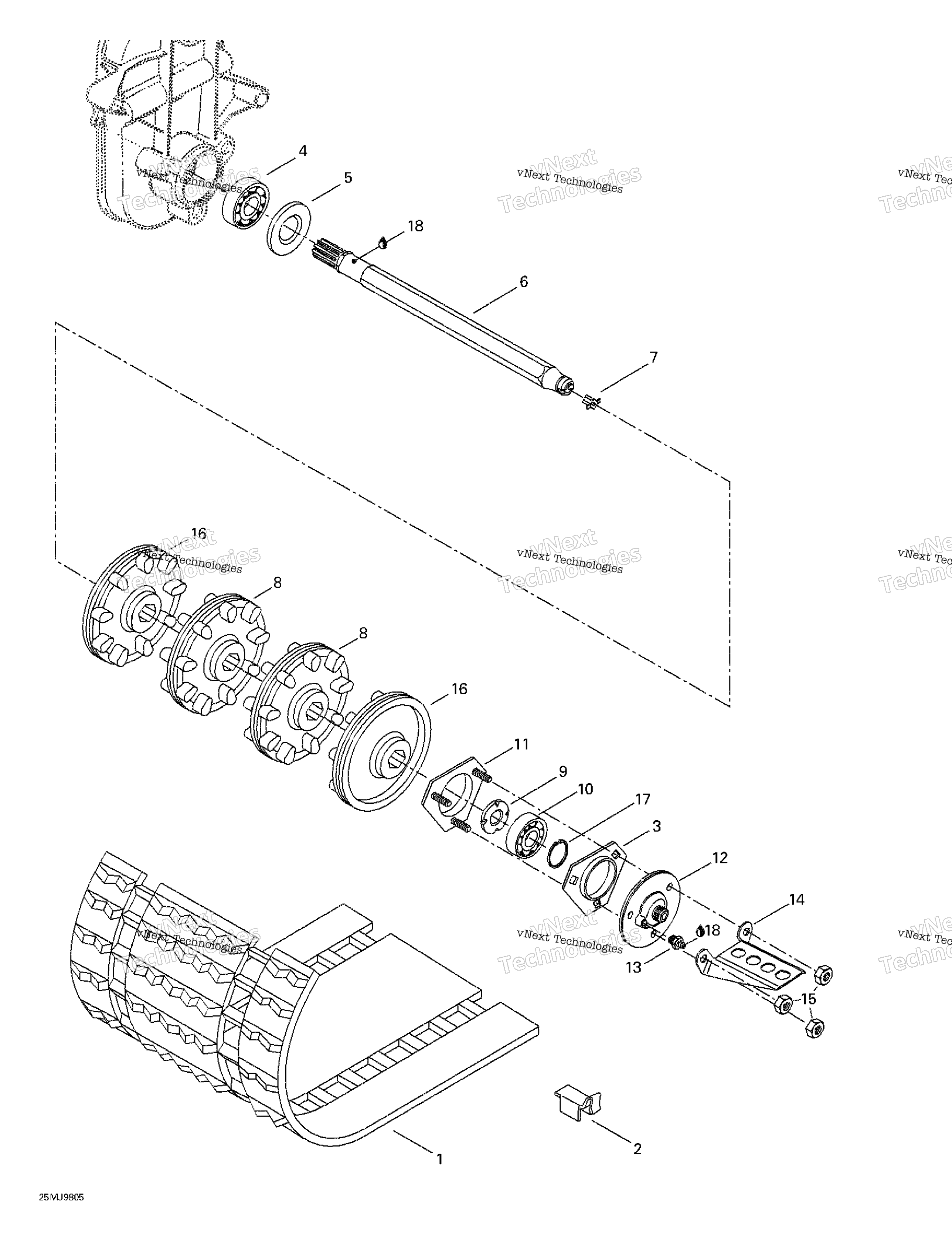 Привод Axle And Track
