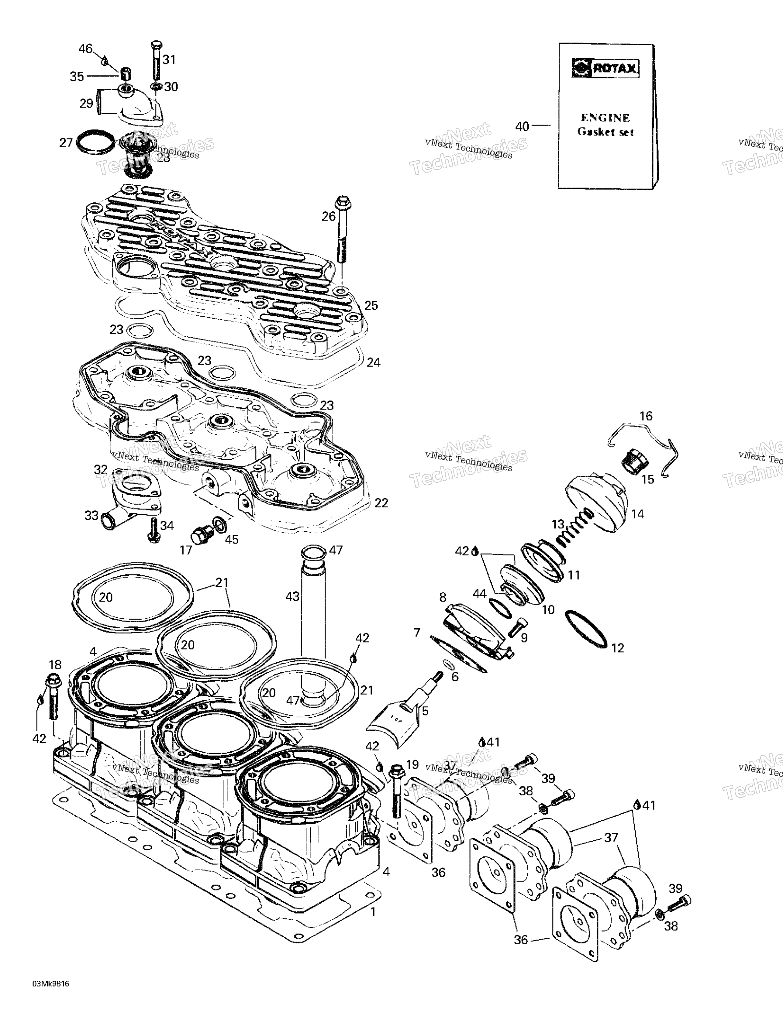 Cylinder, выхлоп коллектор