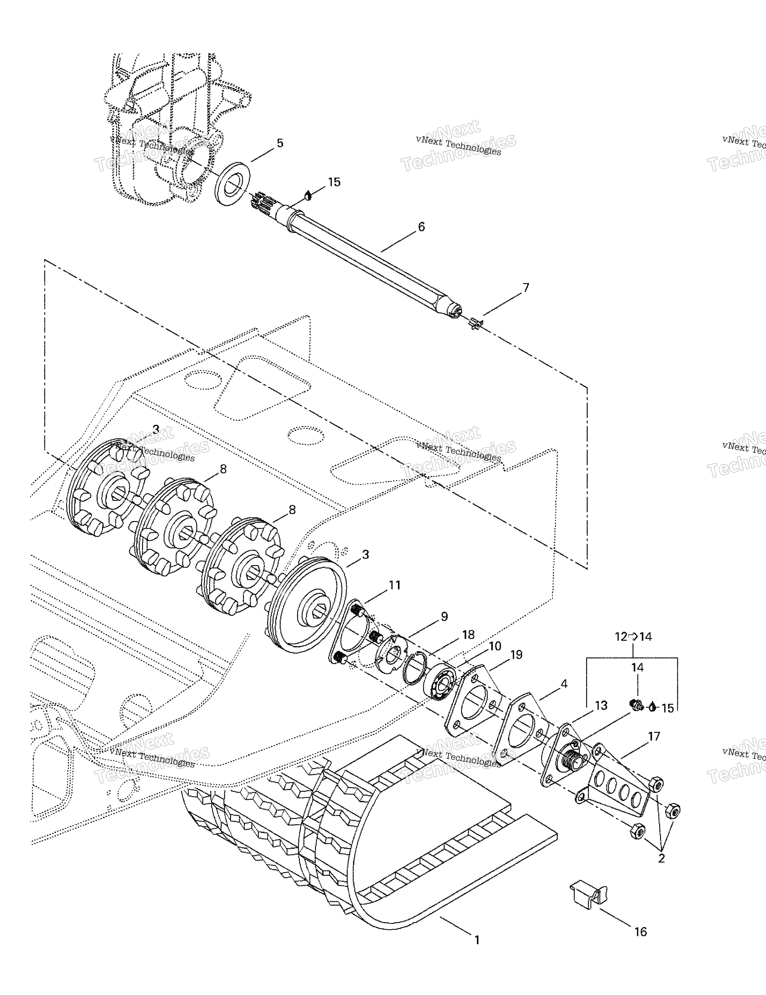 Привод Axle And Track