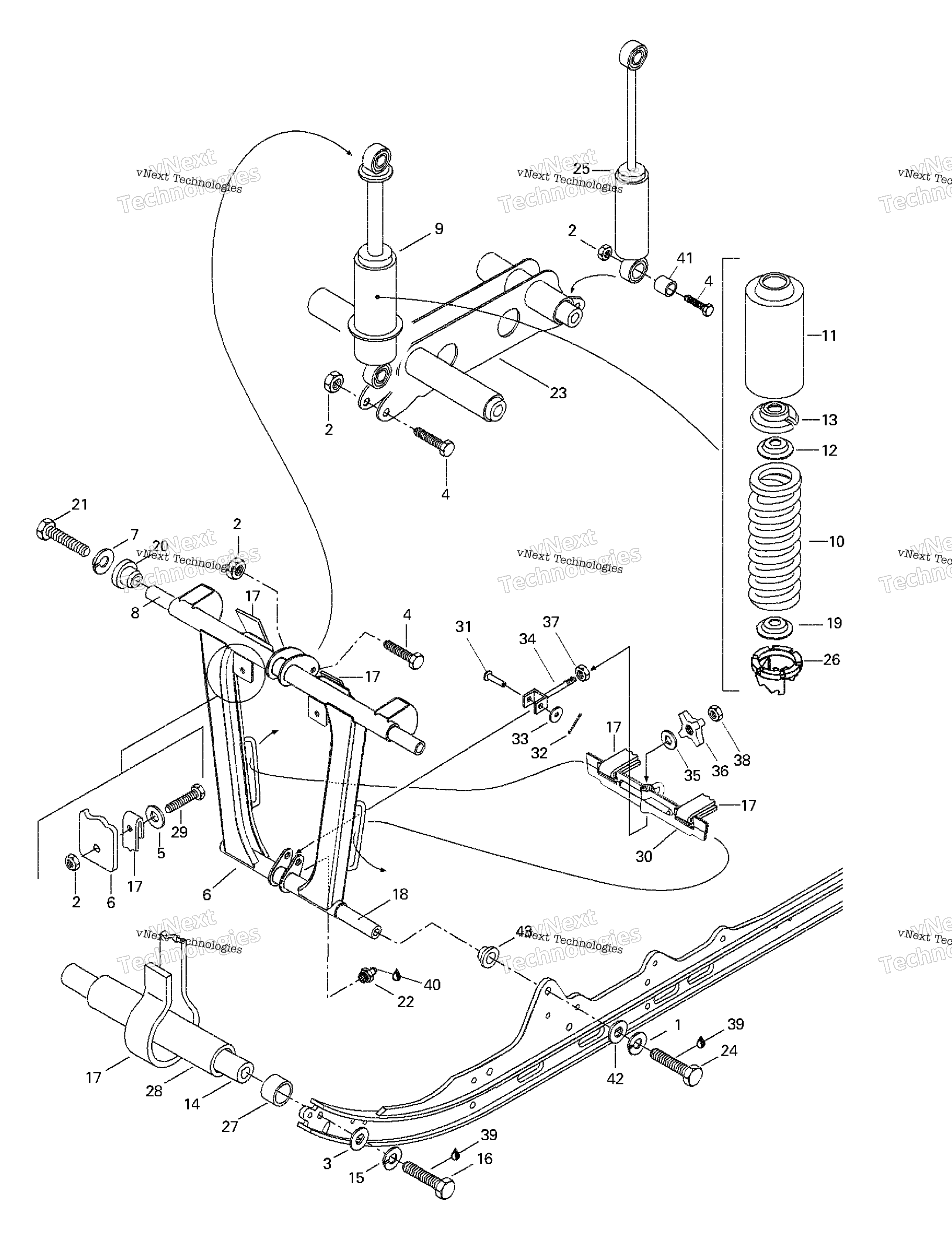 Передняя часть Arm, Rear Suspension