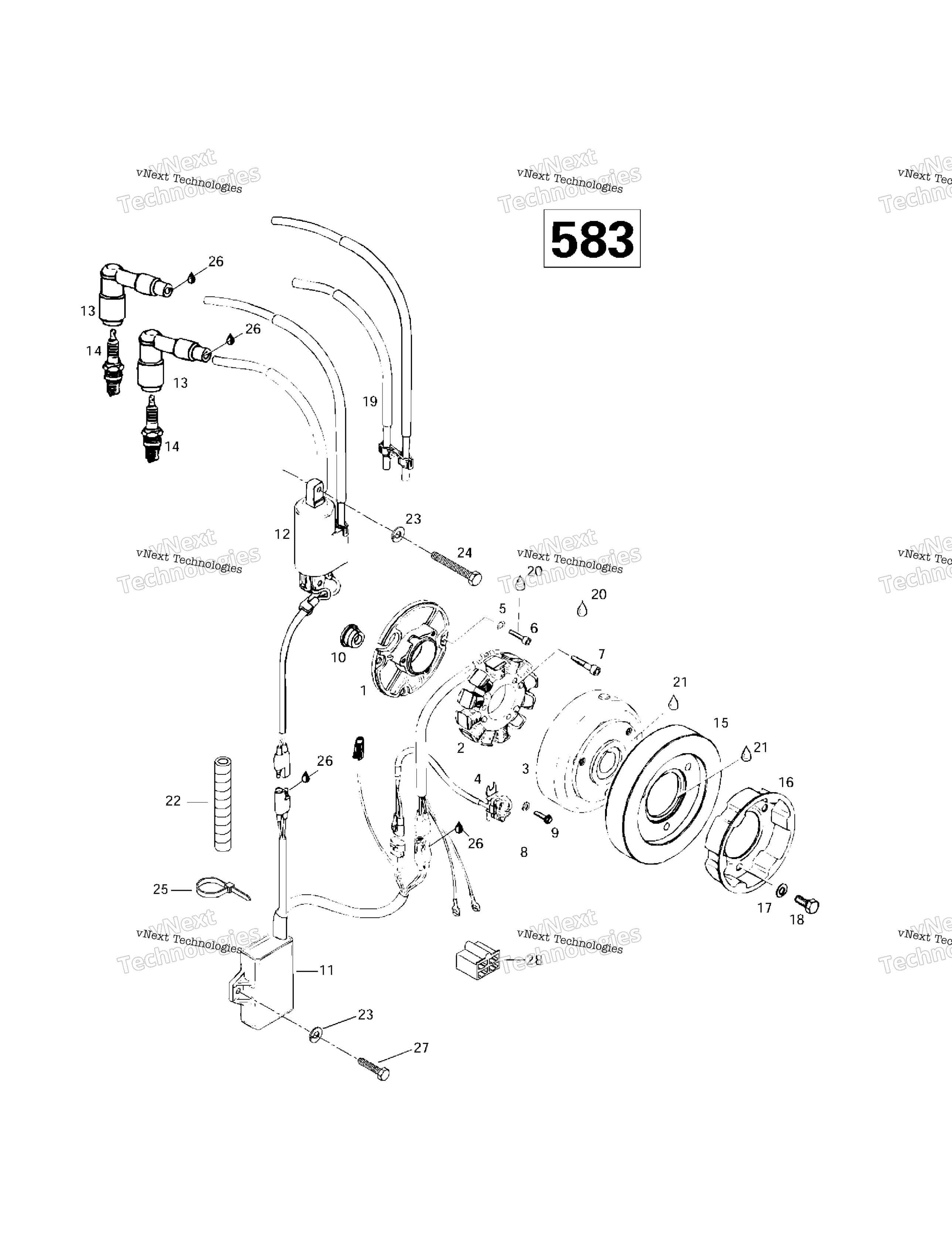 Магнето 12V 220W (583)