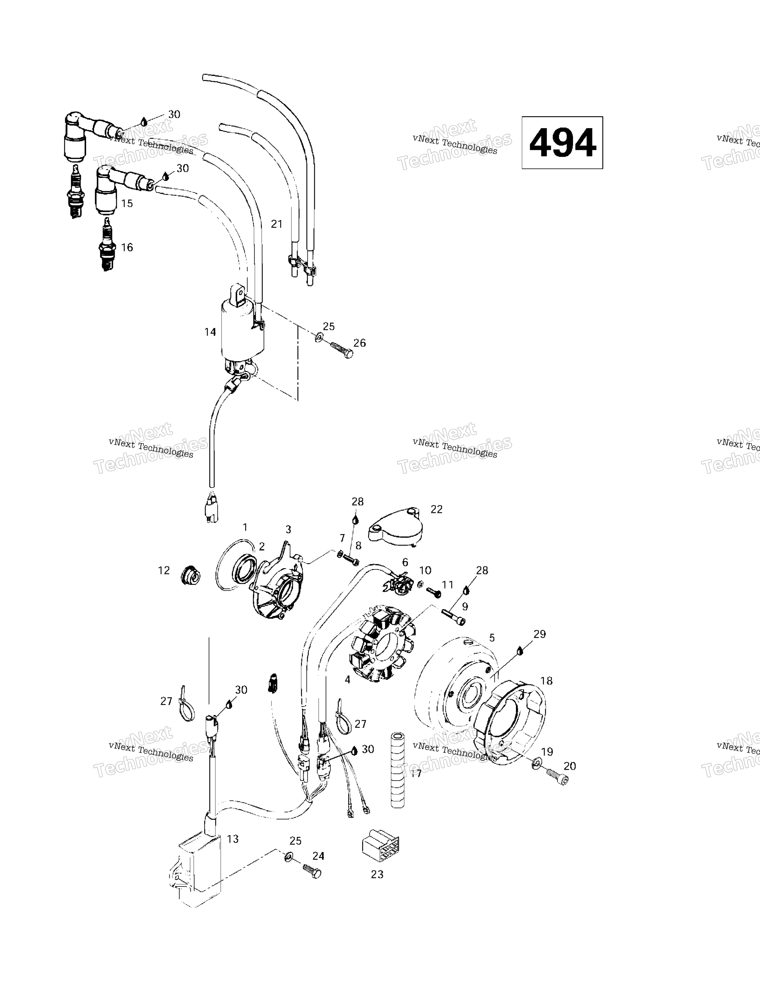 Магнето 12V 220W (494)