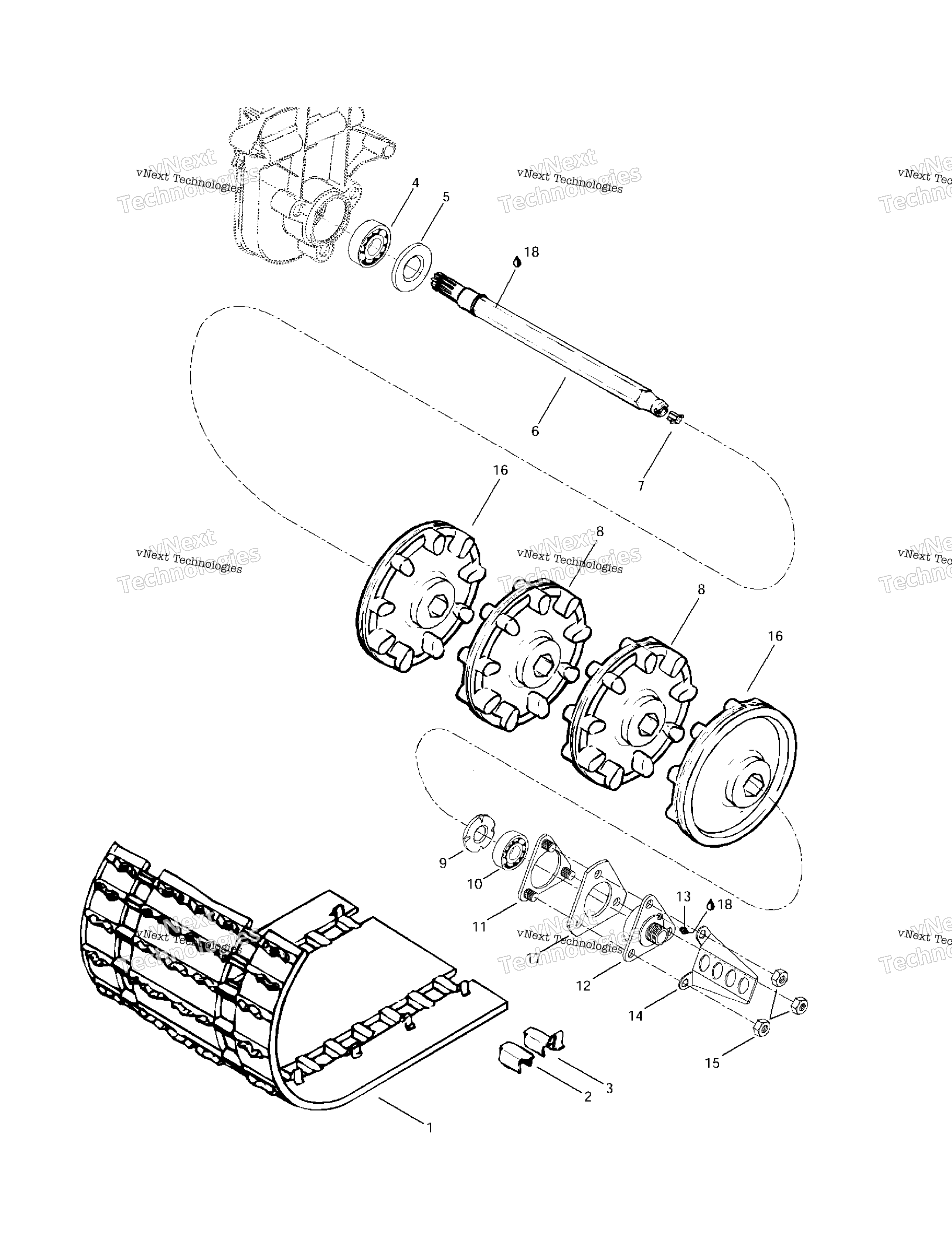 Привод Axle And Track