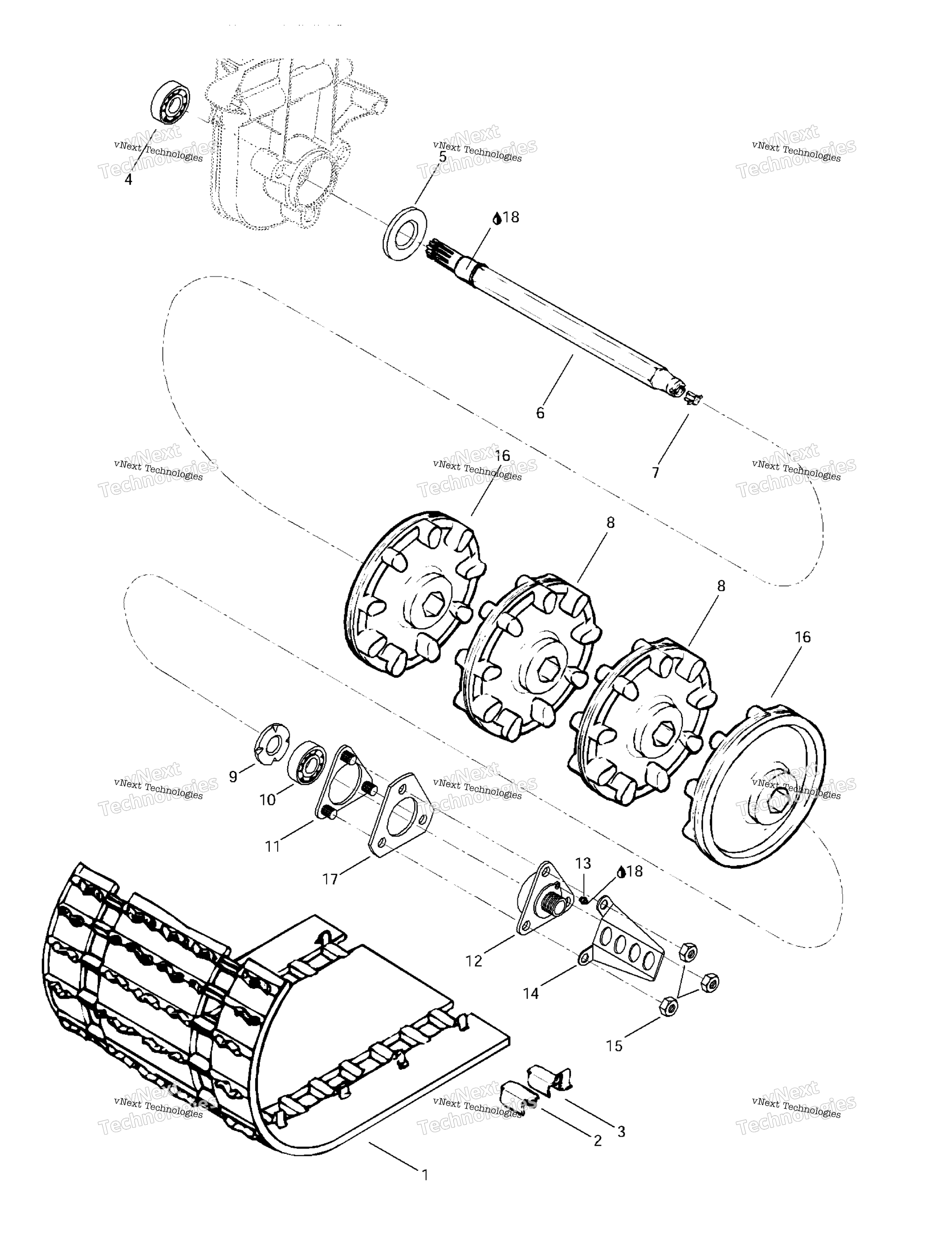 Привод Axle And Track