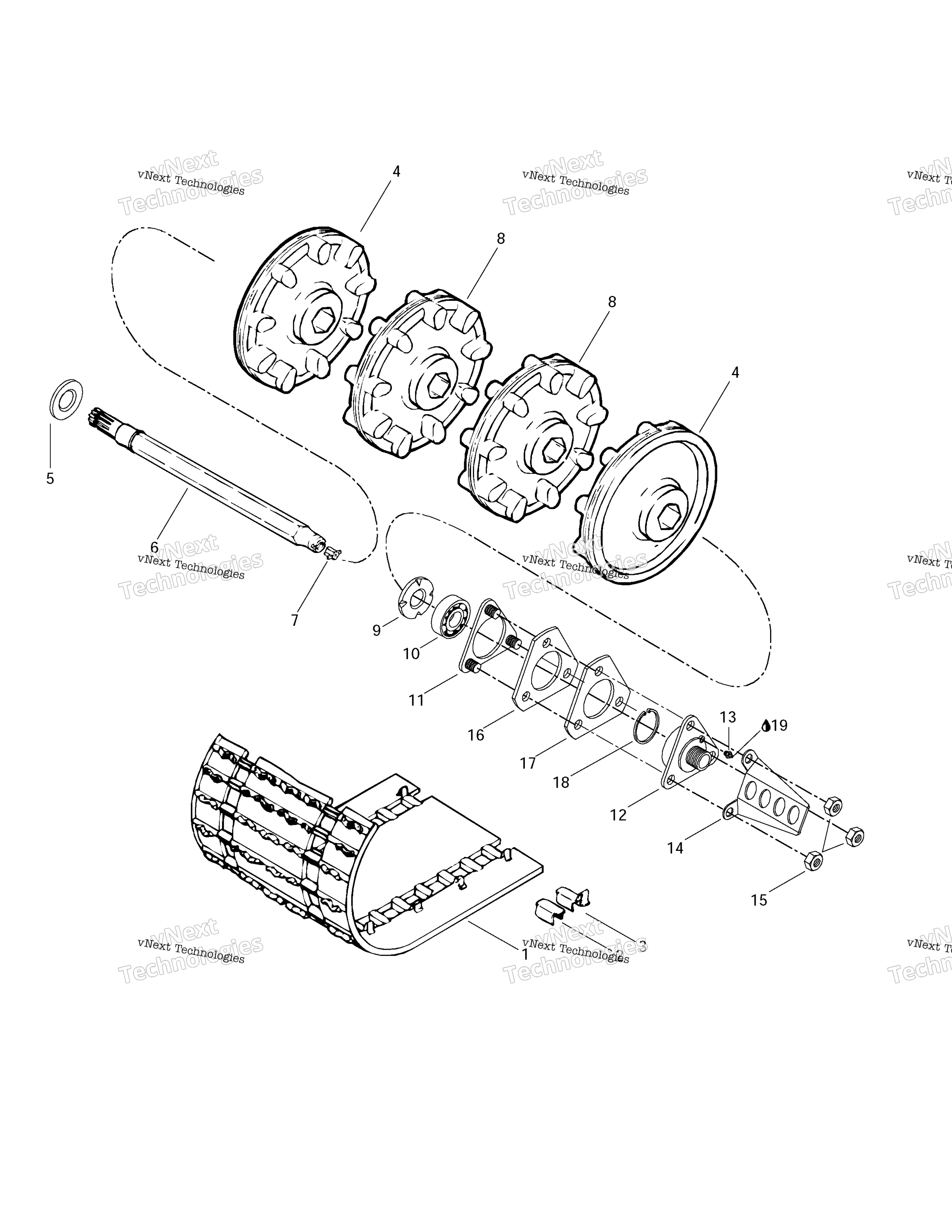 Привод Axle And Track