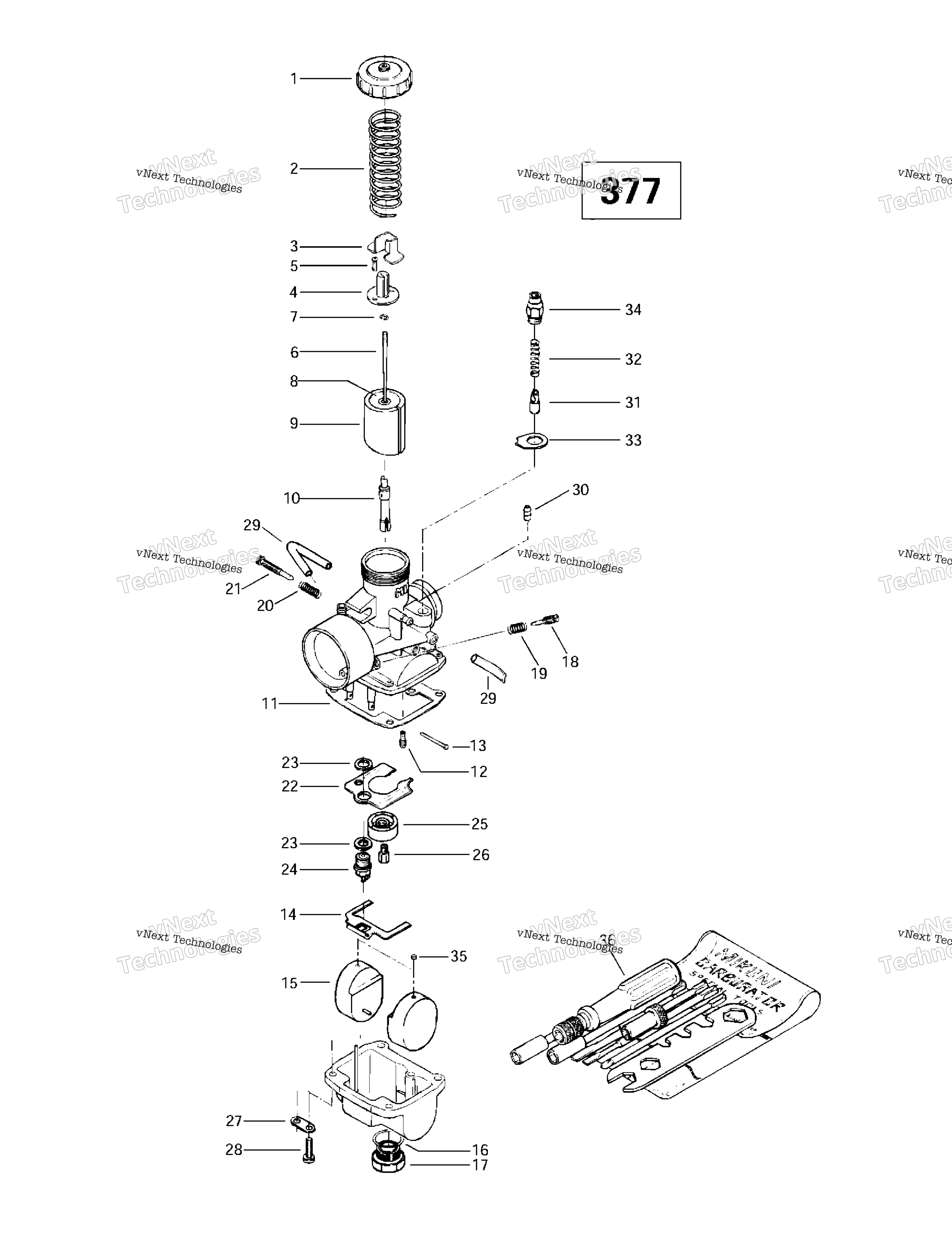 Carburetors 377