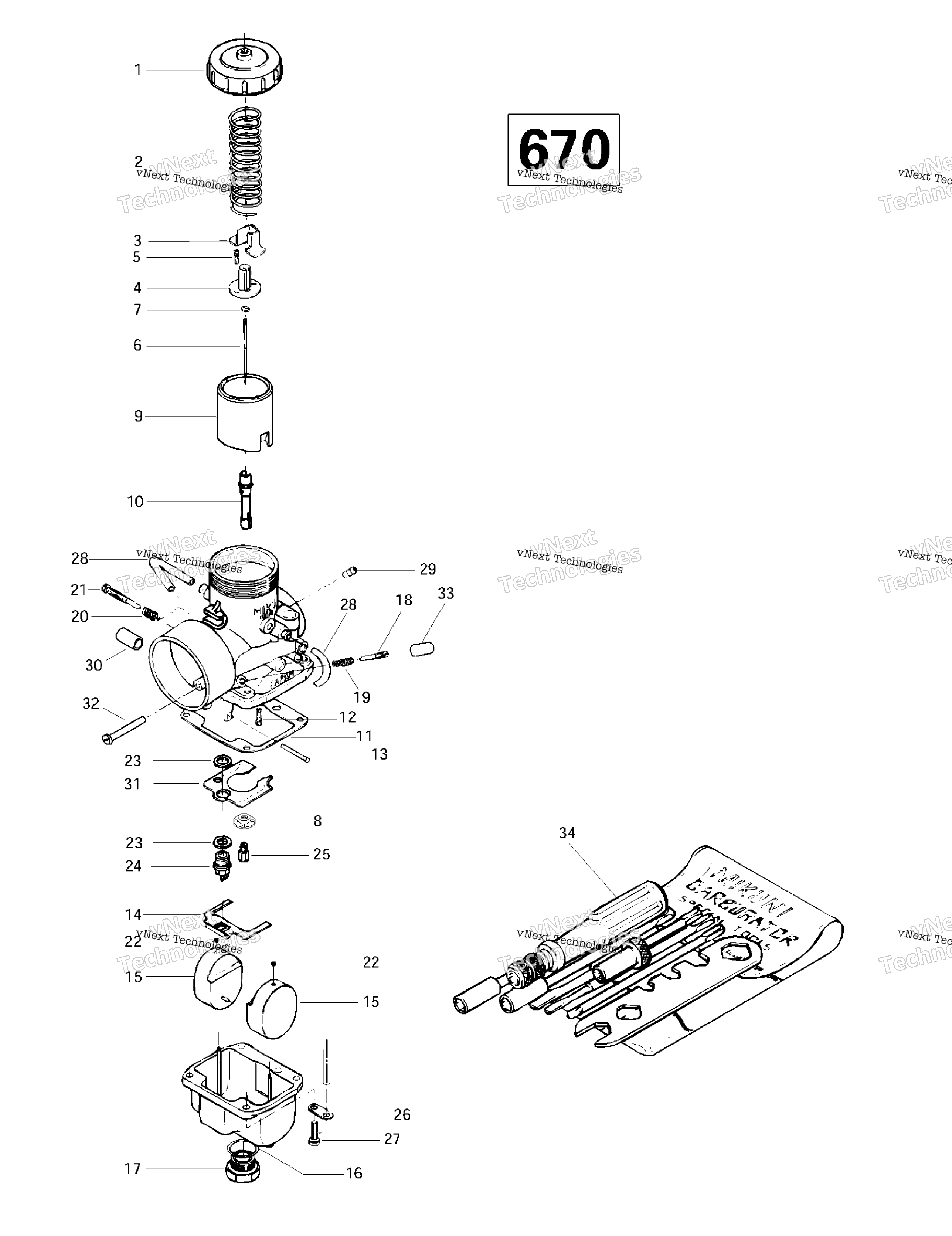 Carburetors 670