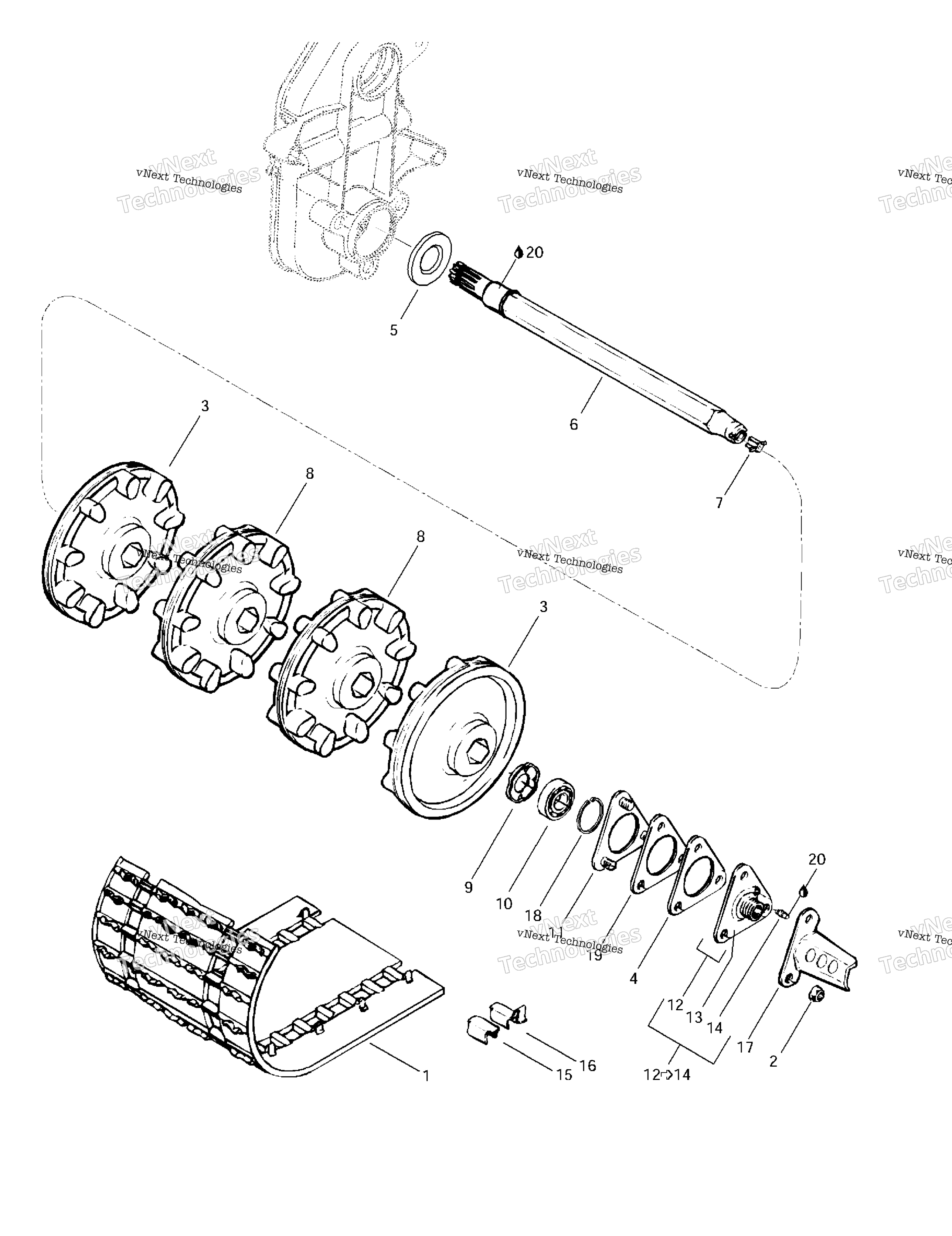 Привод Axle And Track