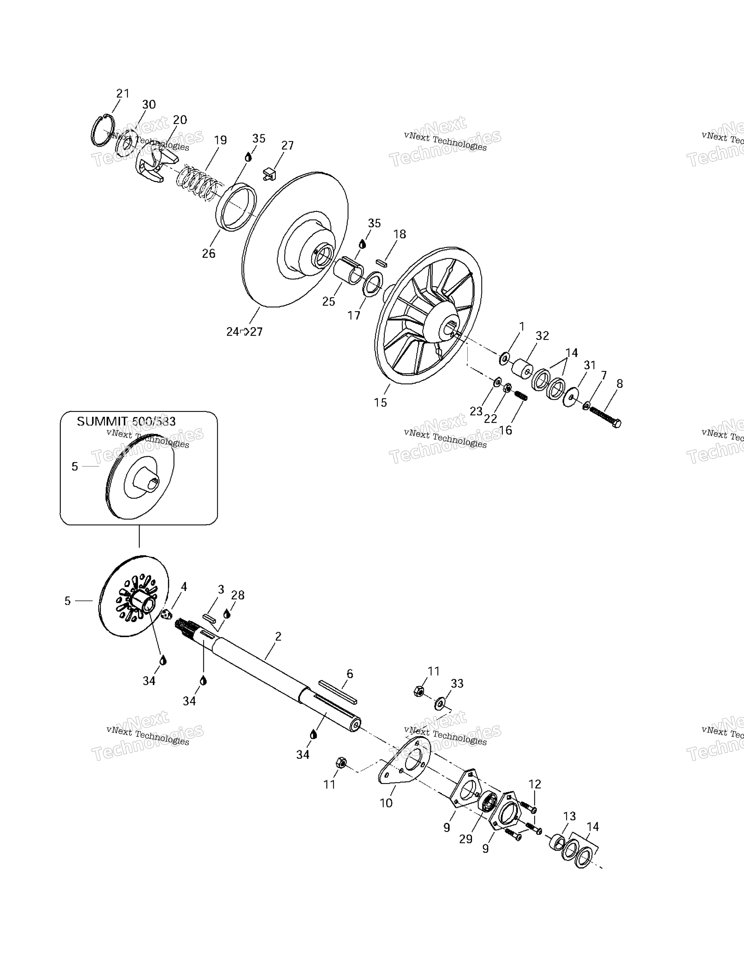 Ведомый Pulley
