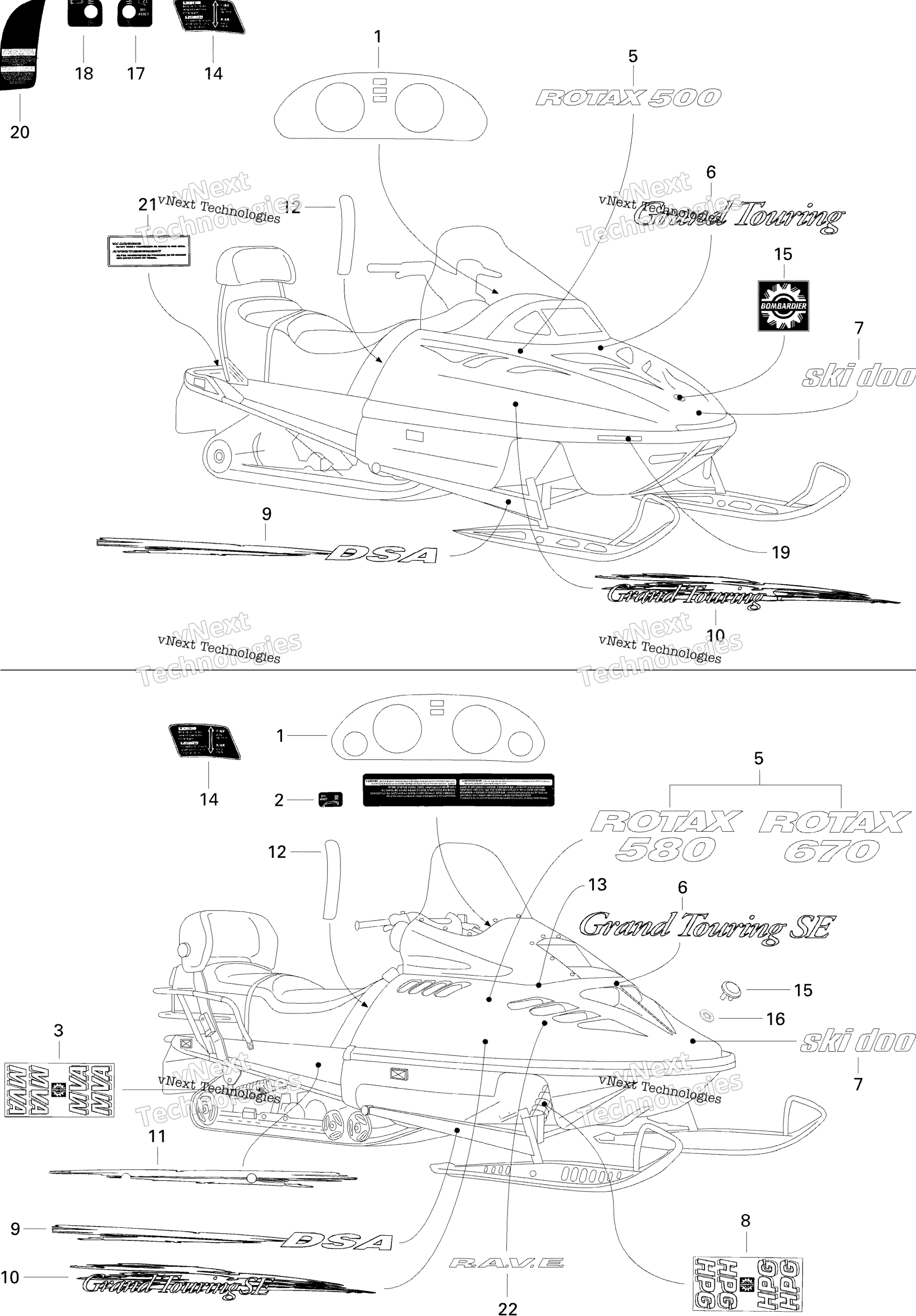 Наклейки 670Se