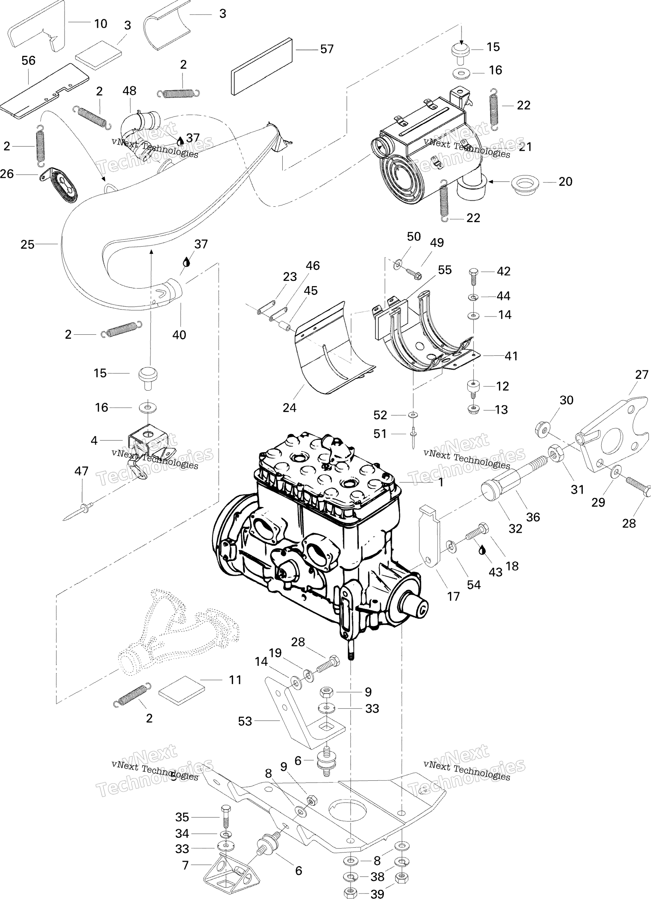 Двигатель And Engine Support