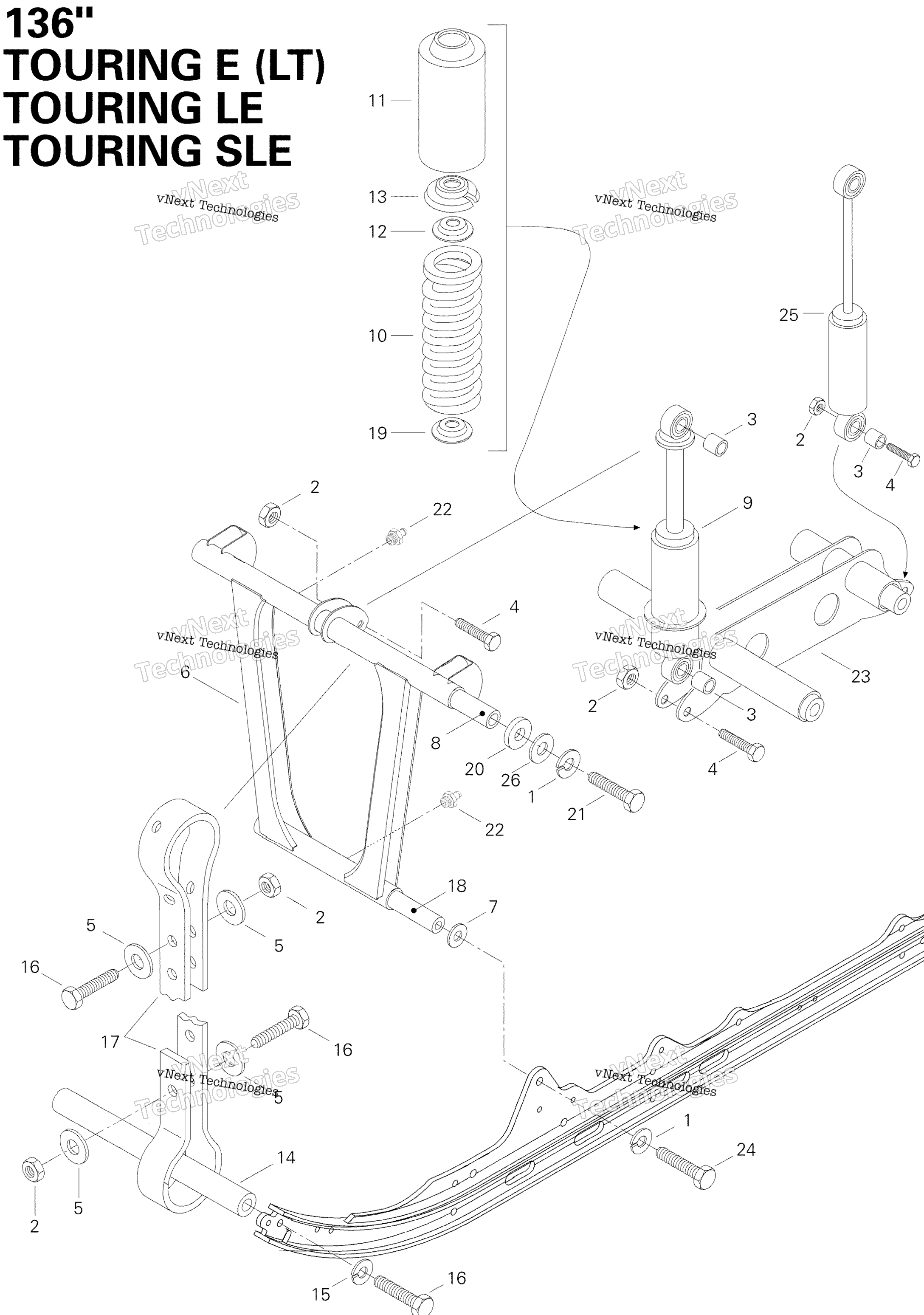 Передняя часть Arm E Lt, Le, Sle
