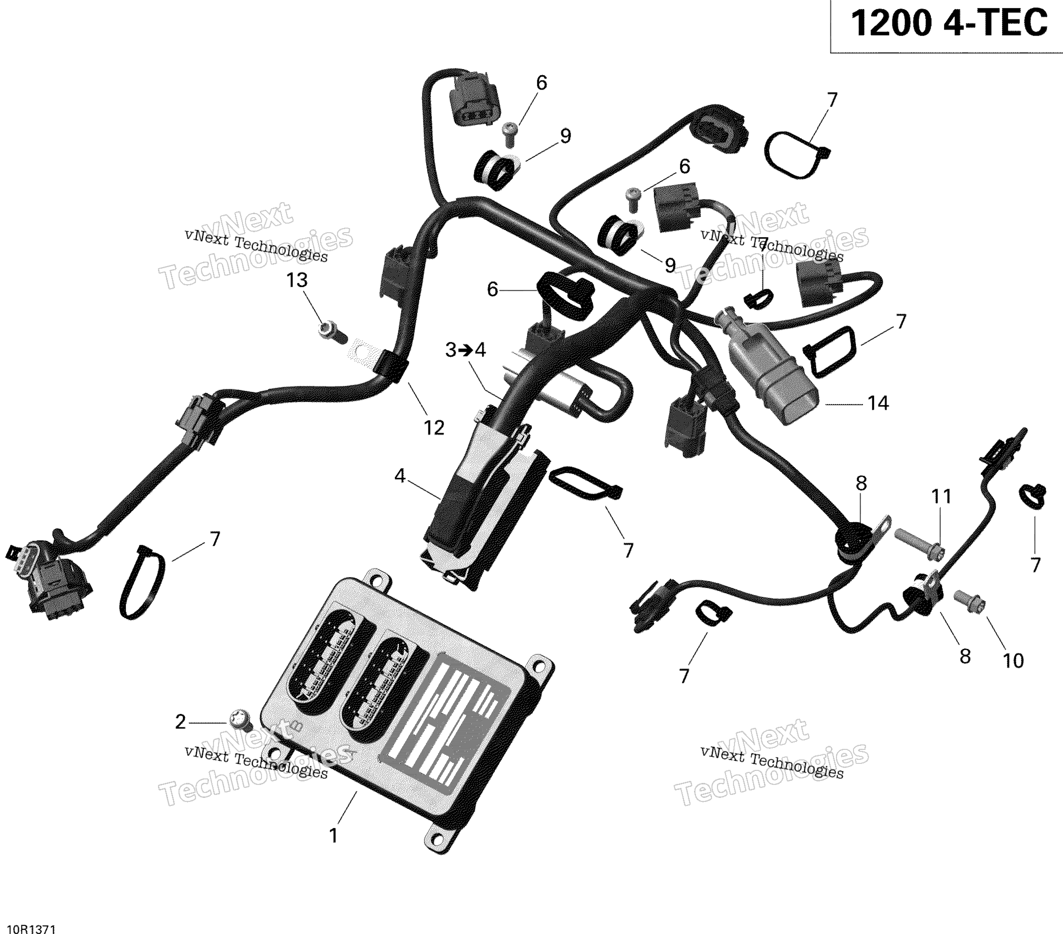Двигатель Harness And Electronic Module