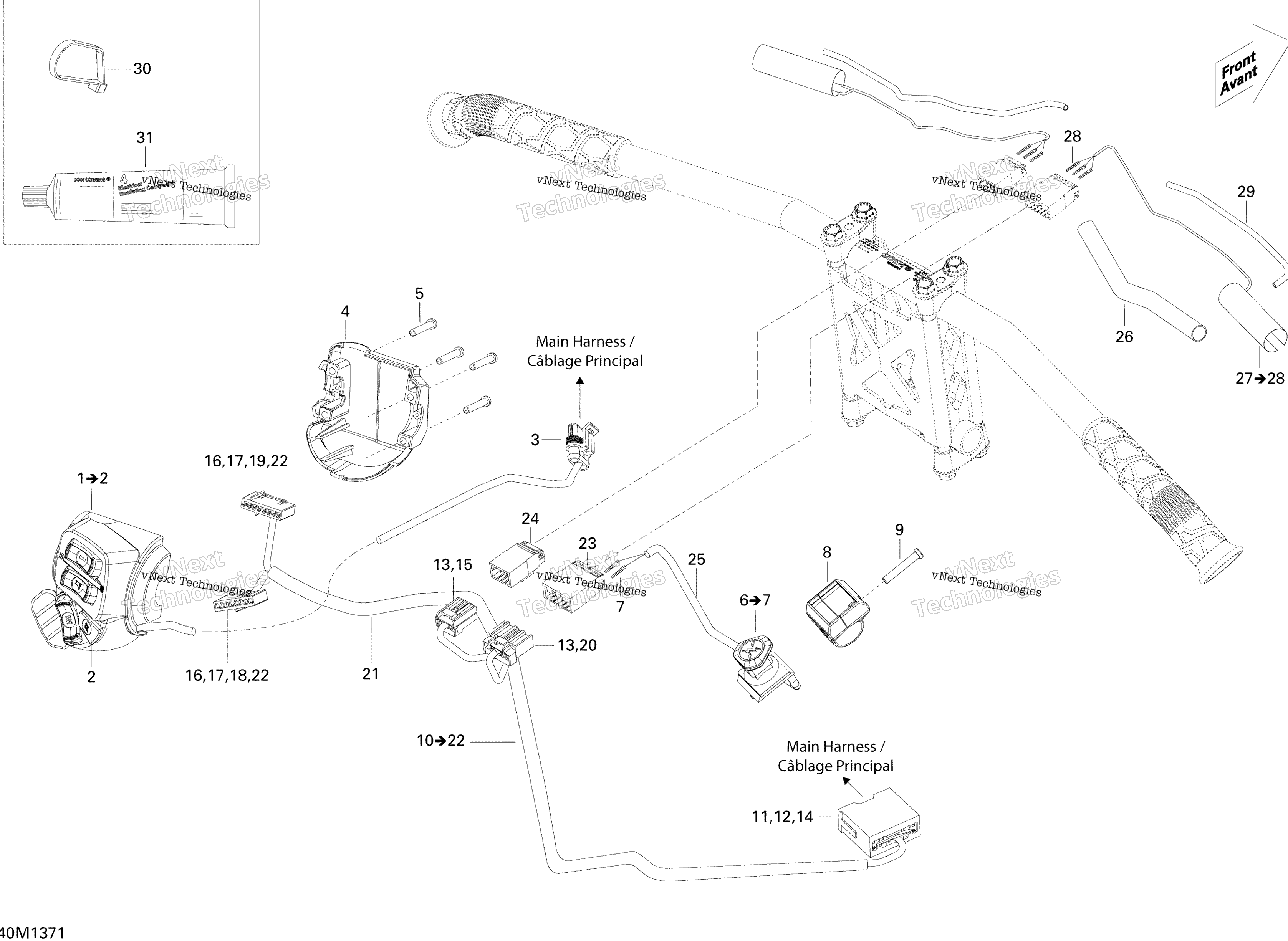 Рулевое управление Wiring Harness