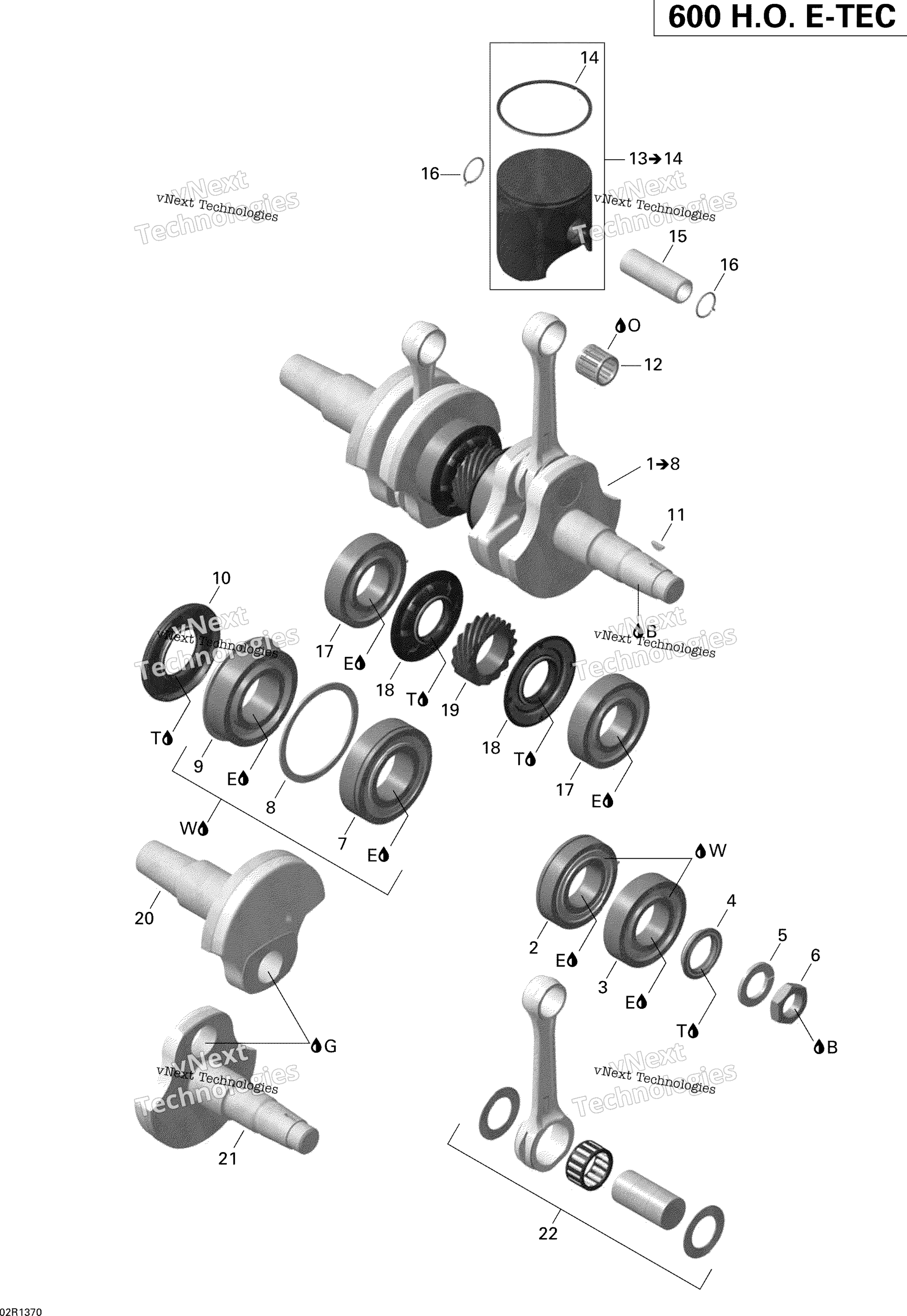 Коленчатый вал And Pistons
