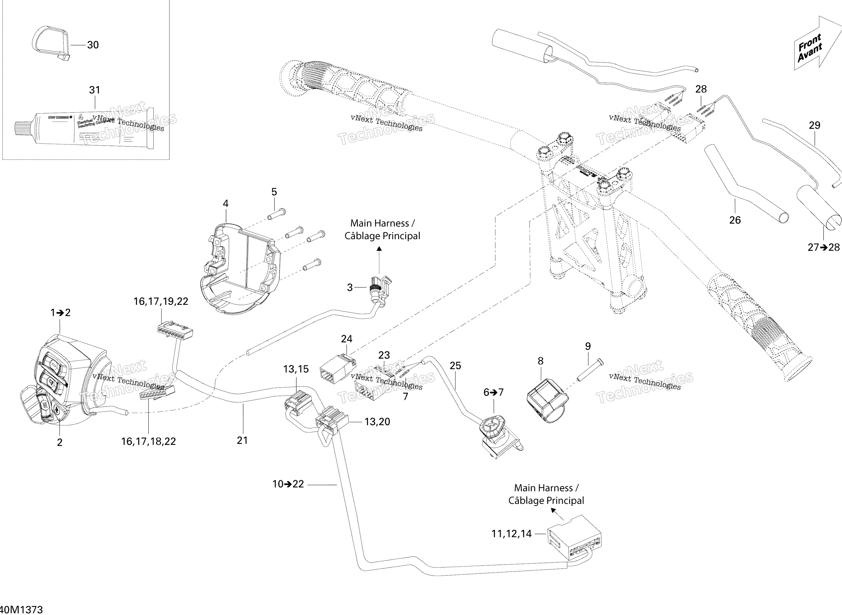 Рулевое управление Wiring Harness