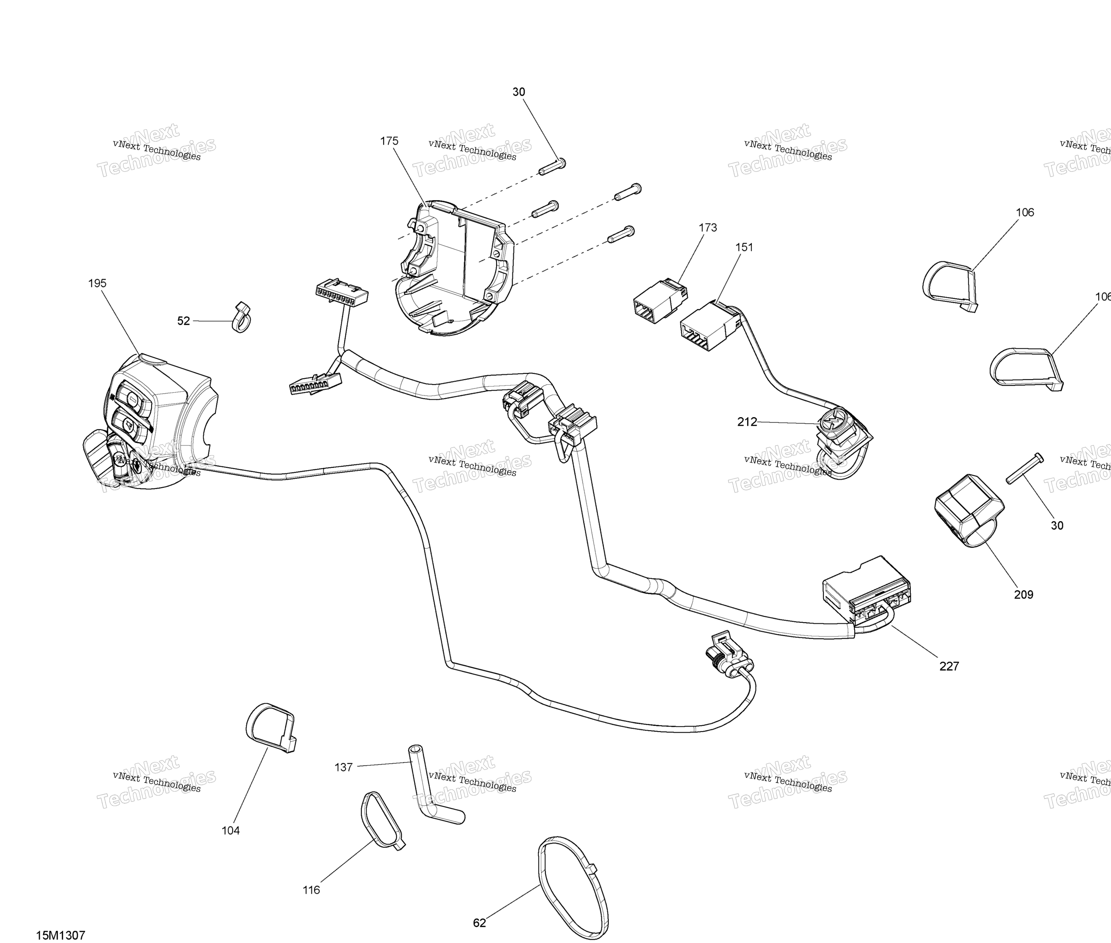 Рулевое управление Wiring Harness
